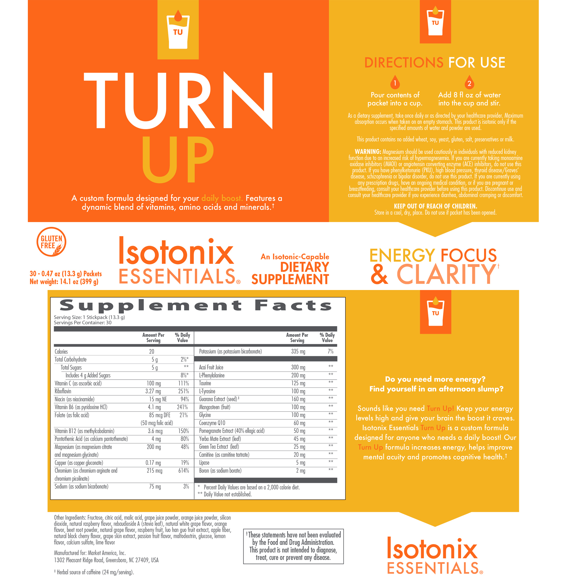 nutraMetrix Isotonix Essentials® Turn Up