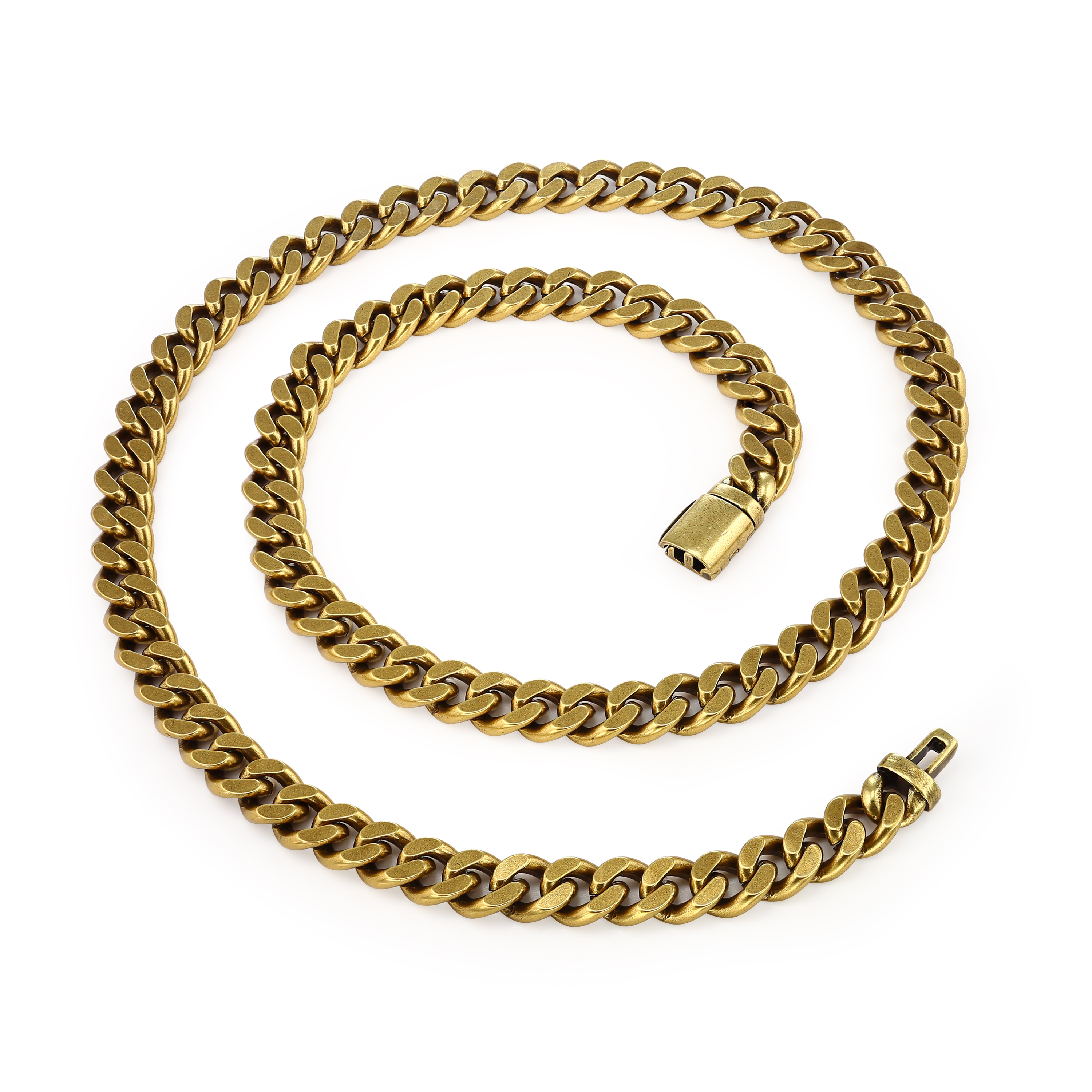DALLAS – Antique Gold Cuban Link Chain