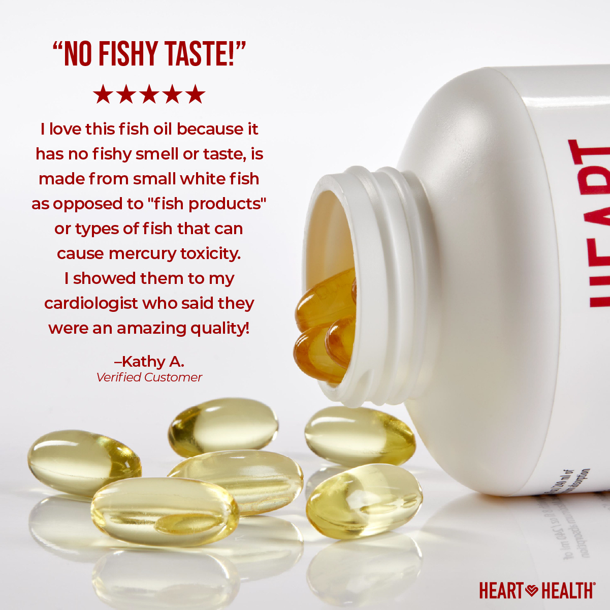 Heart Health™ Essential Omega III Fish Oil with Vitamin E
