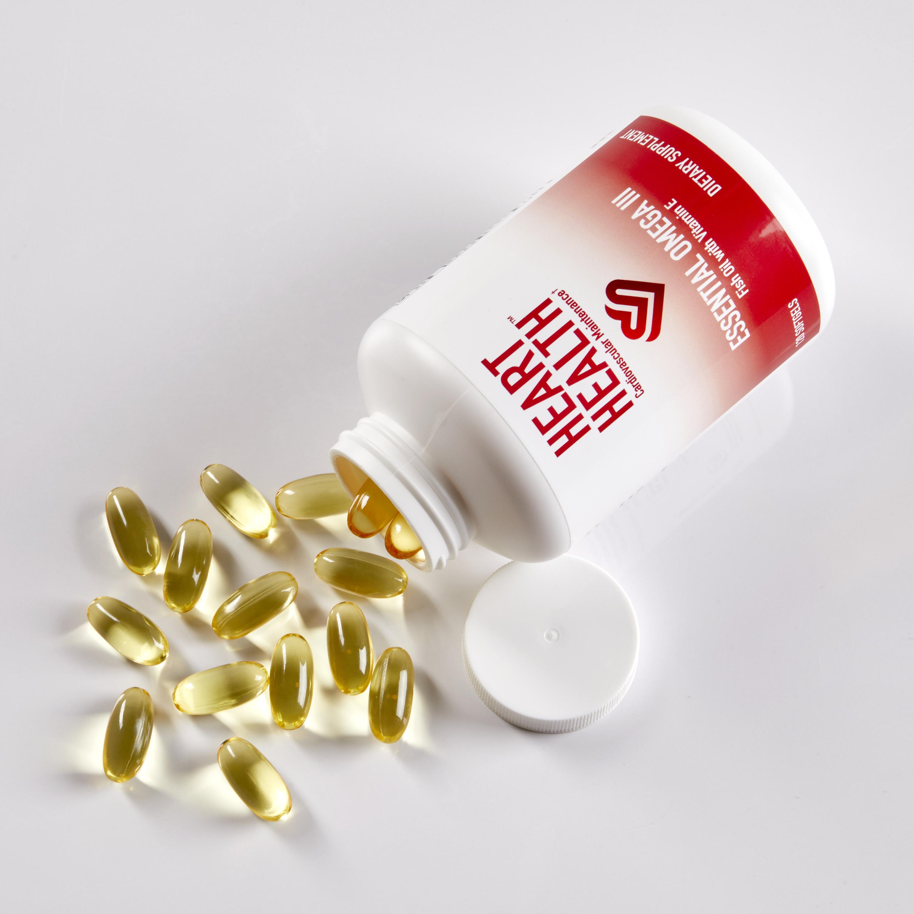 Heart Health™ Essential Omega III Fish Oil with Vitamin E | ShopGlobal.com