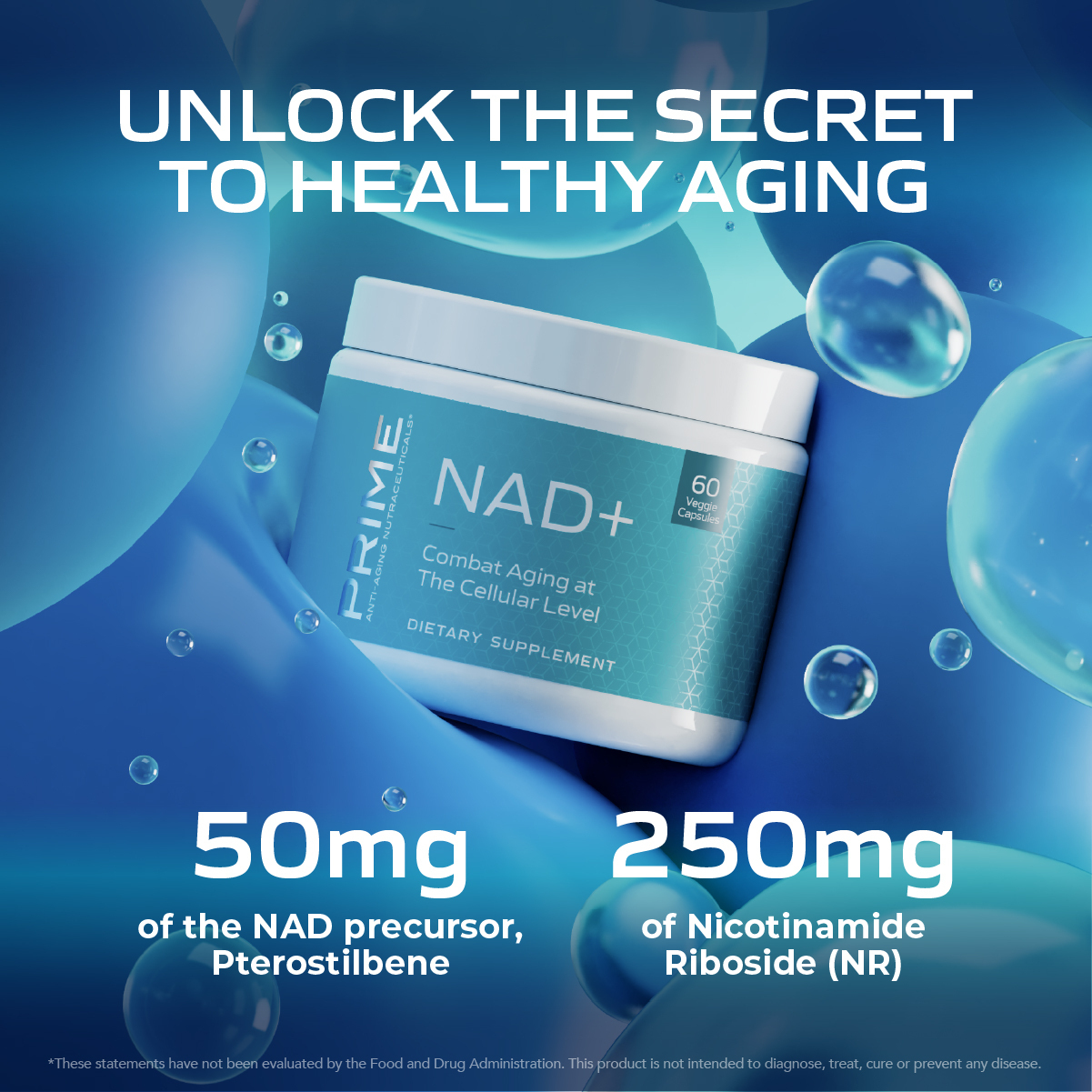 nutraMetrix Prime Anti-Aging Nutraceuticals® NAD+