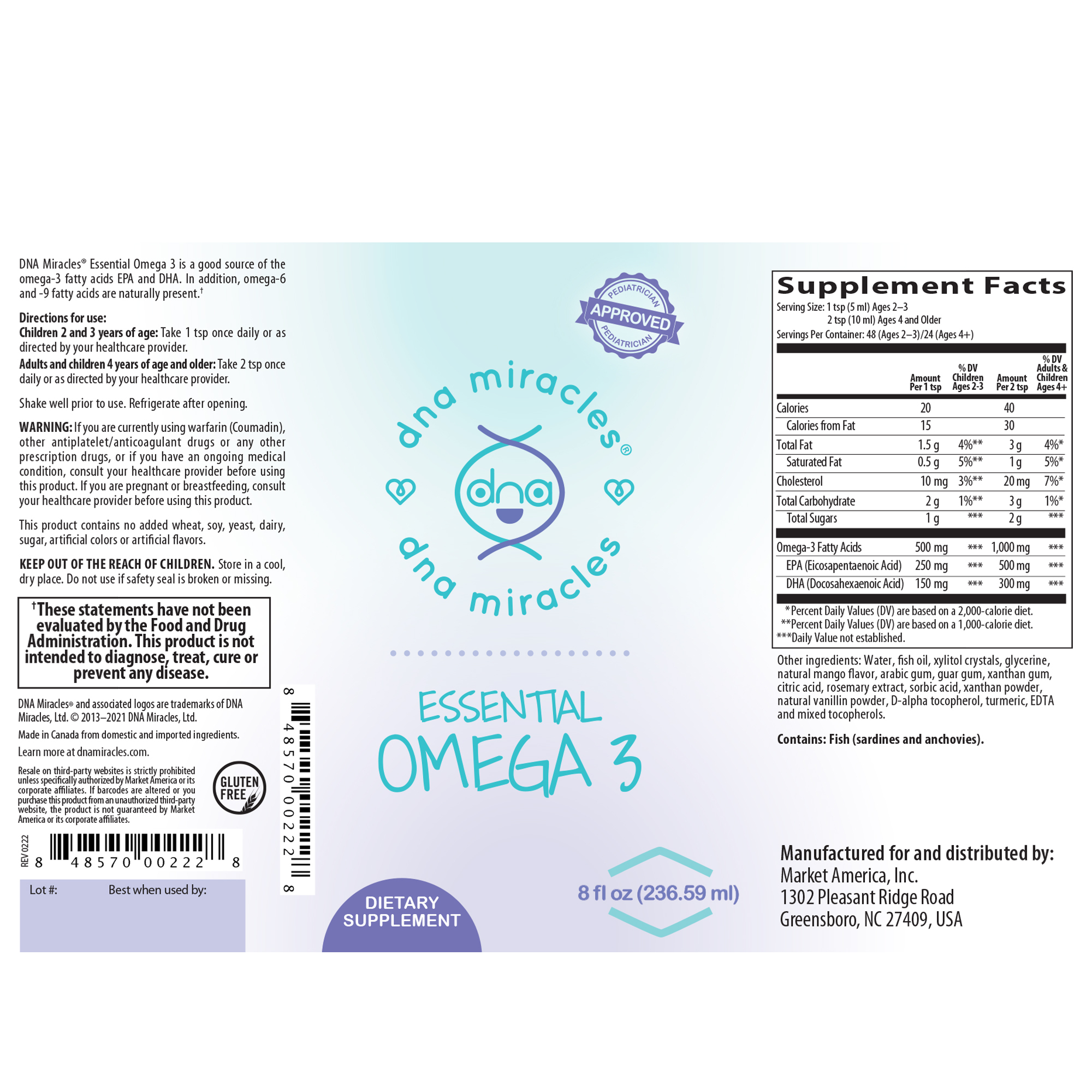 DNA Miracles® Essential Omega 3
