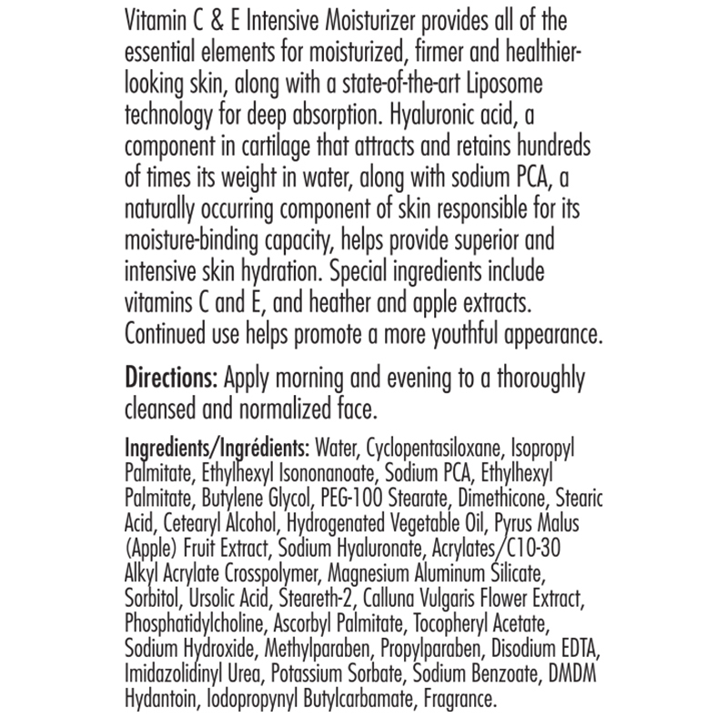 VitaShield® Vitamin C & E Intensive Moisturizer Kit