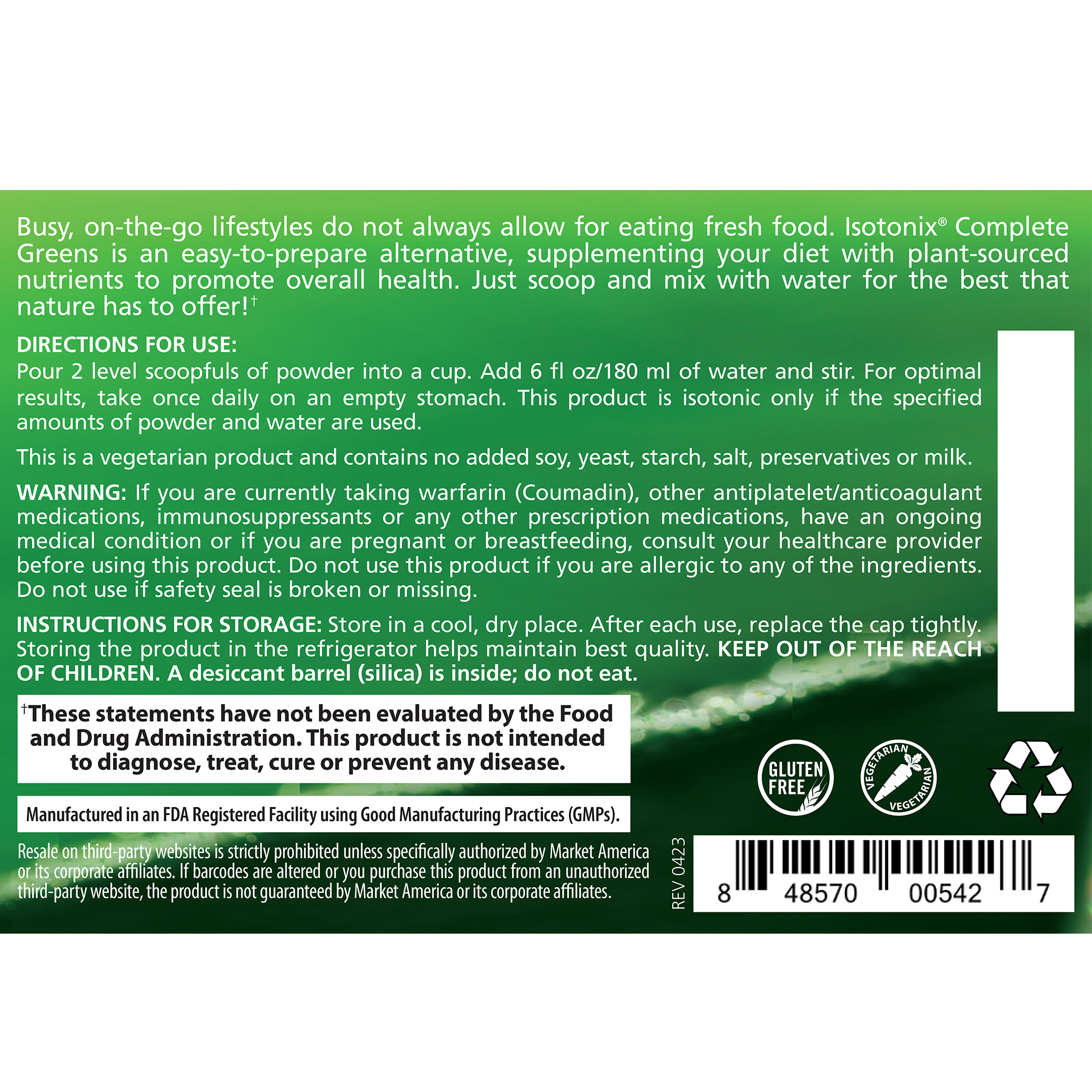 nutraMetrix Isotonix® Complete Greens