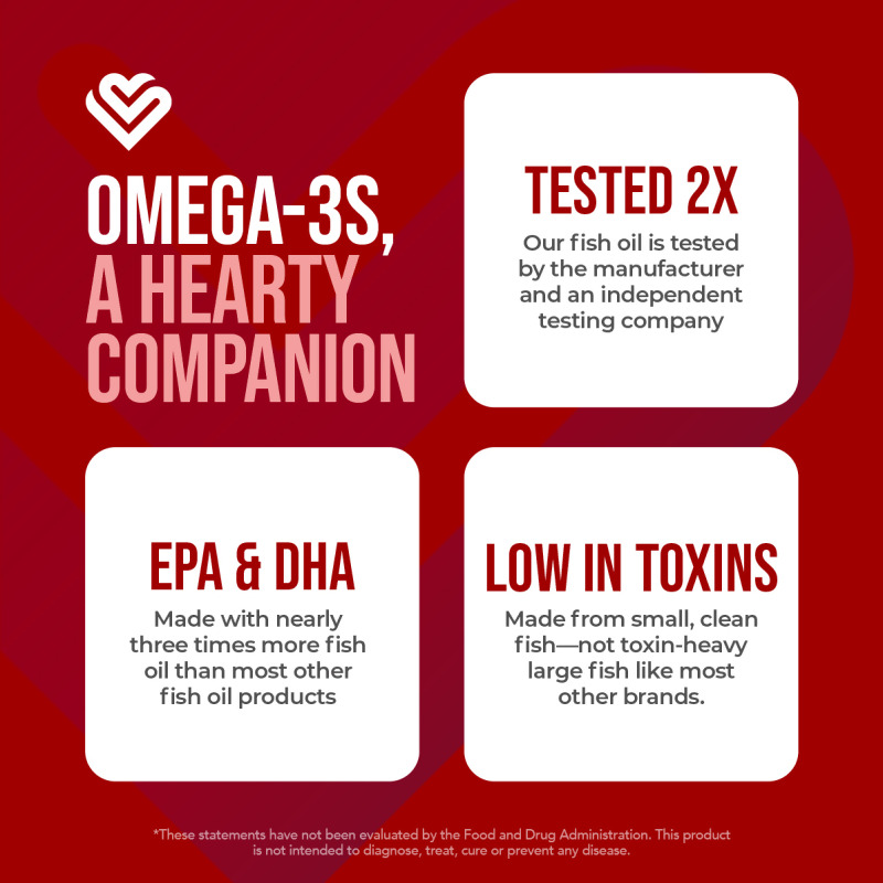 nutraMetrix&reg; Heart Health&trade; Essential Omega III Fish Oil with Vitamin E