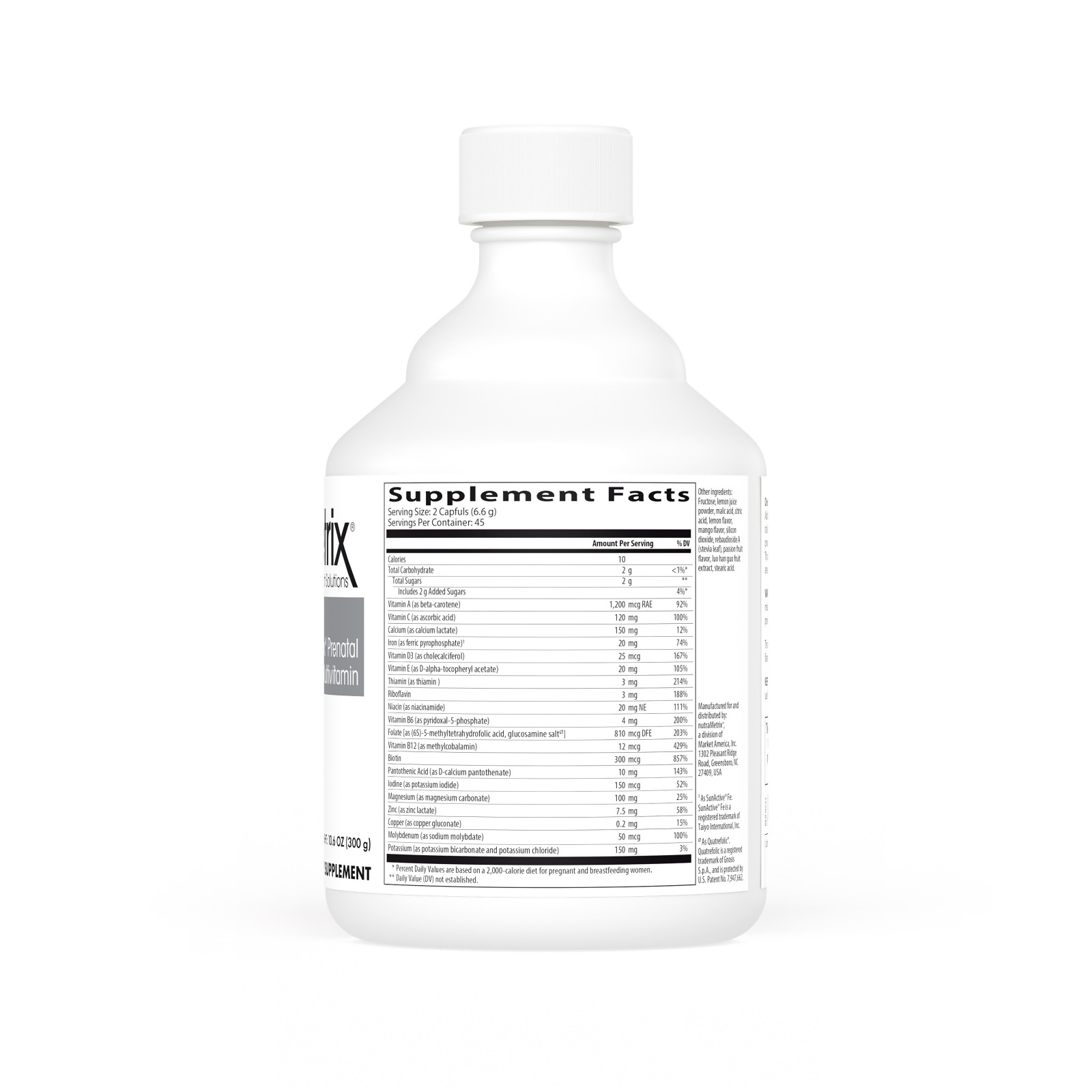 nutraMetrix Isotonix® Prenatal Activated Multivitamin