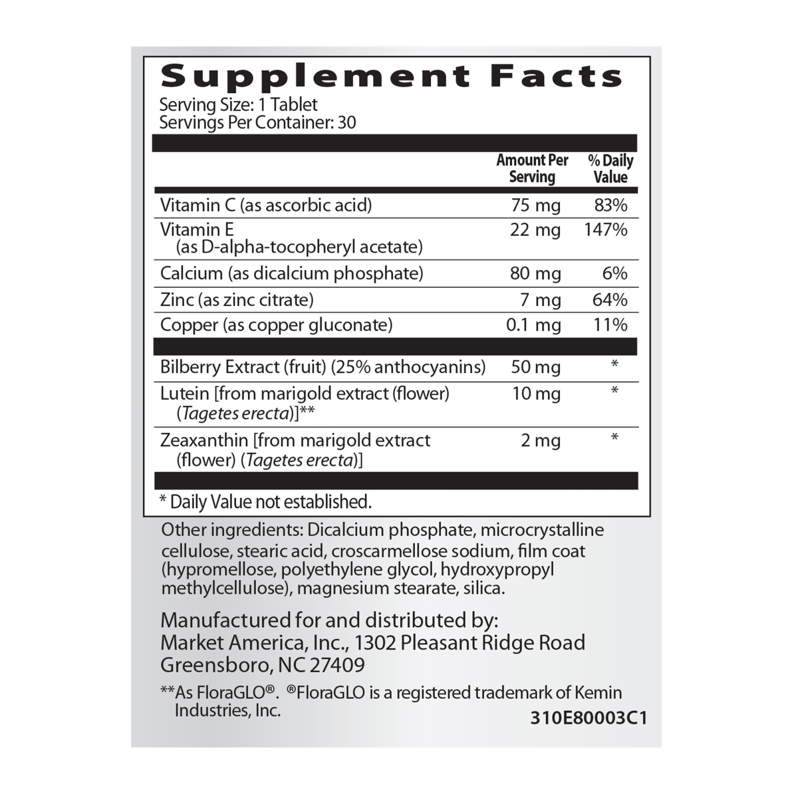 nutraMetrix® Prime™ Vision Eye Health Formula