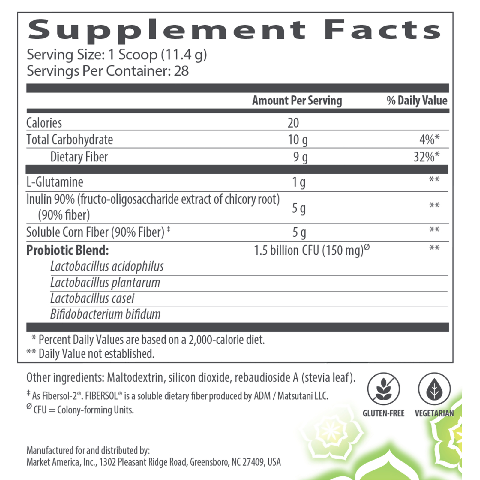 NutriClean® Advanced Fiber Powder with Stevia
