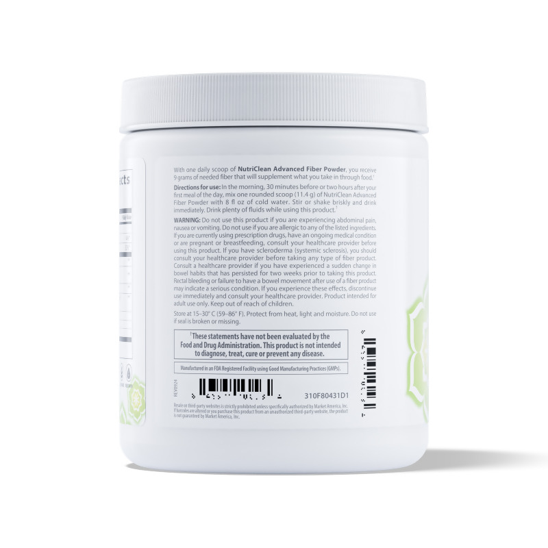 NutriClean&reg; Advanced Fiber Powder with Stevia