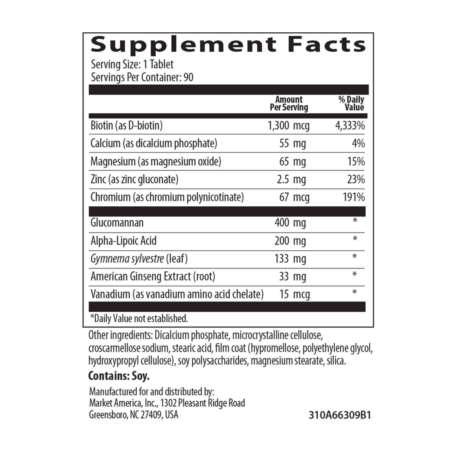 nutraMetrix Advanced Level 90® Blood Sugar Maintenance†