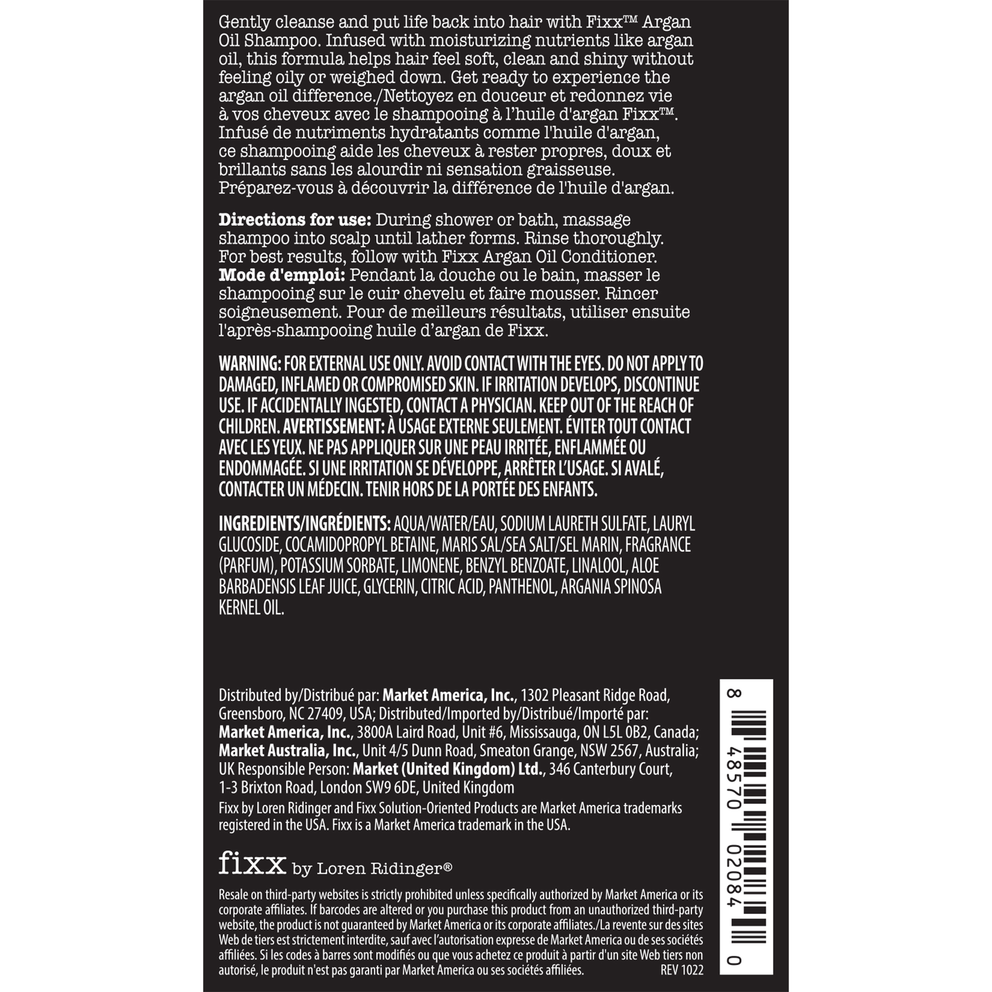 Fixx™ Argan Oil Shampoo