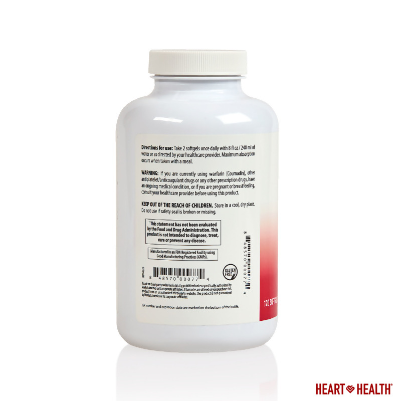 nutraMetrix&reg; Heart Health&trade; Essential Omega III Fish Oil with Vitamin E