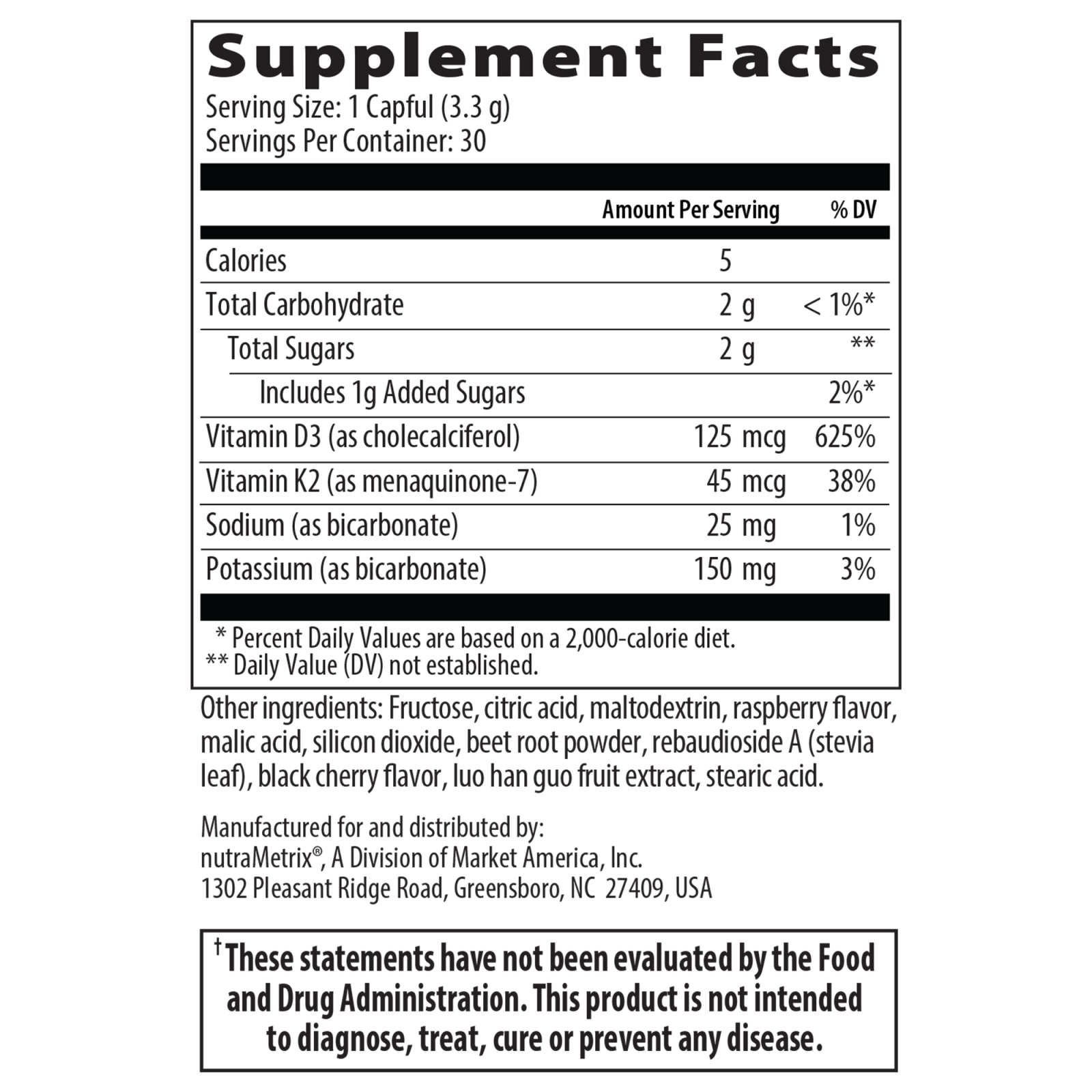 nutraMetrix Isotonix® Vitamin D with K2