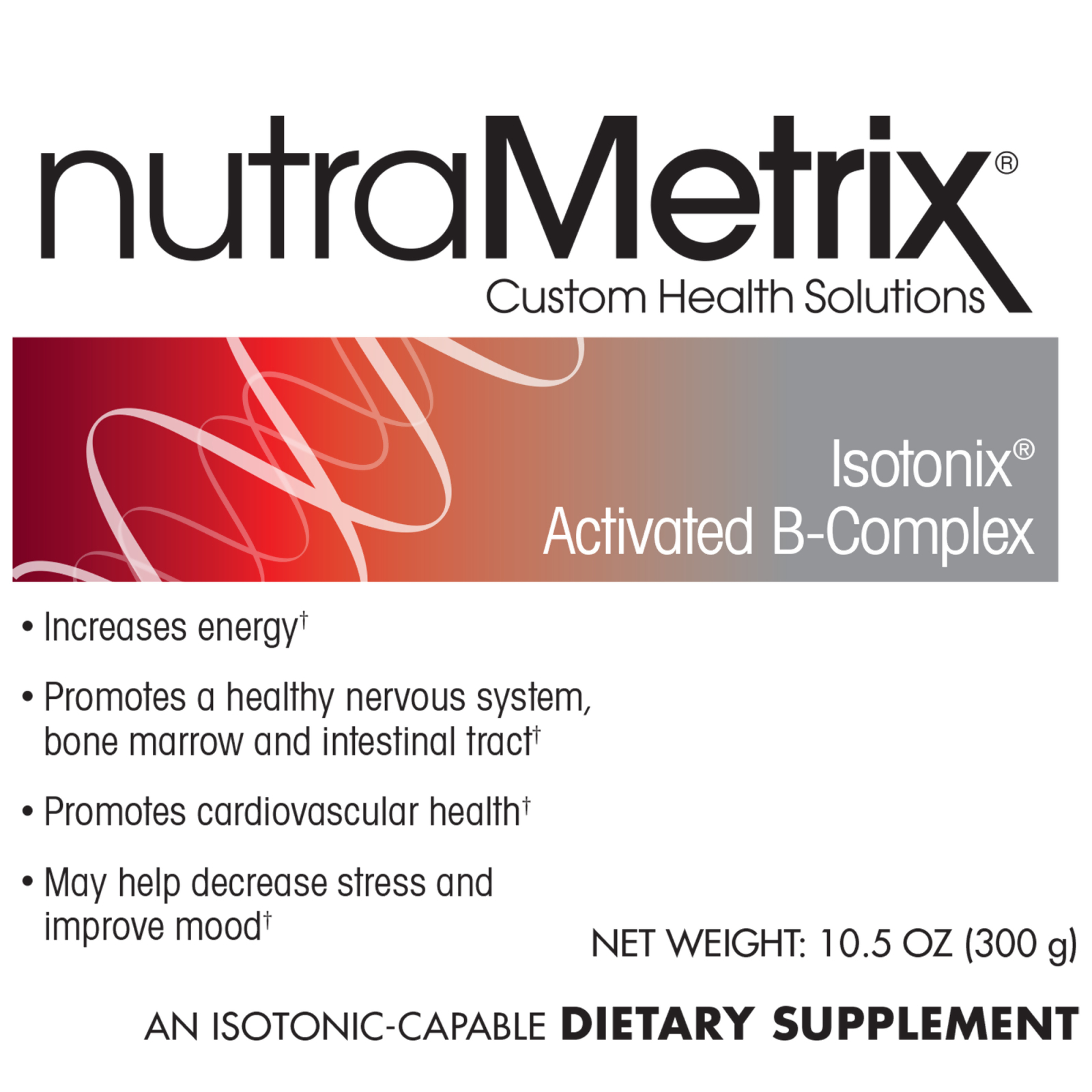 nutraMetrix Isotonix® Activated B-Complex
