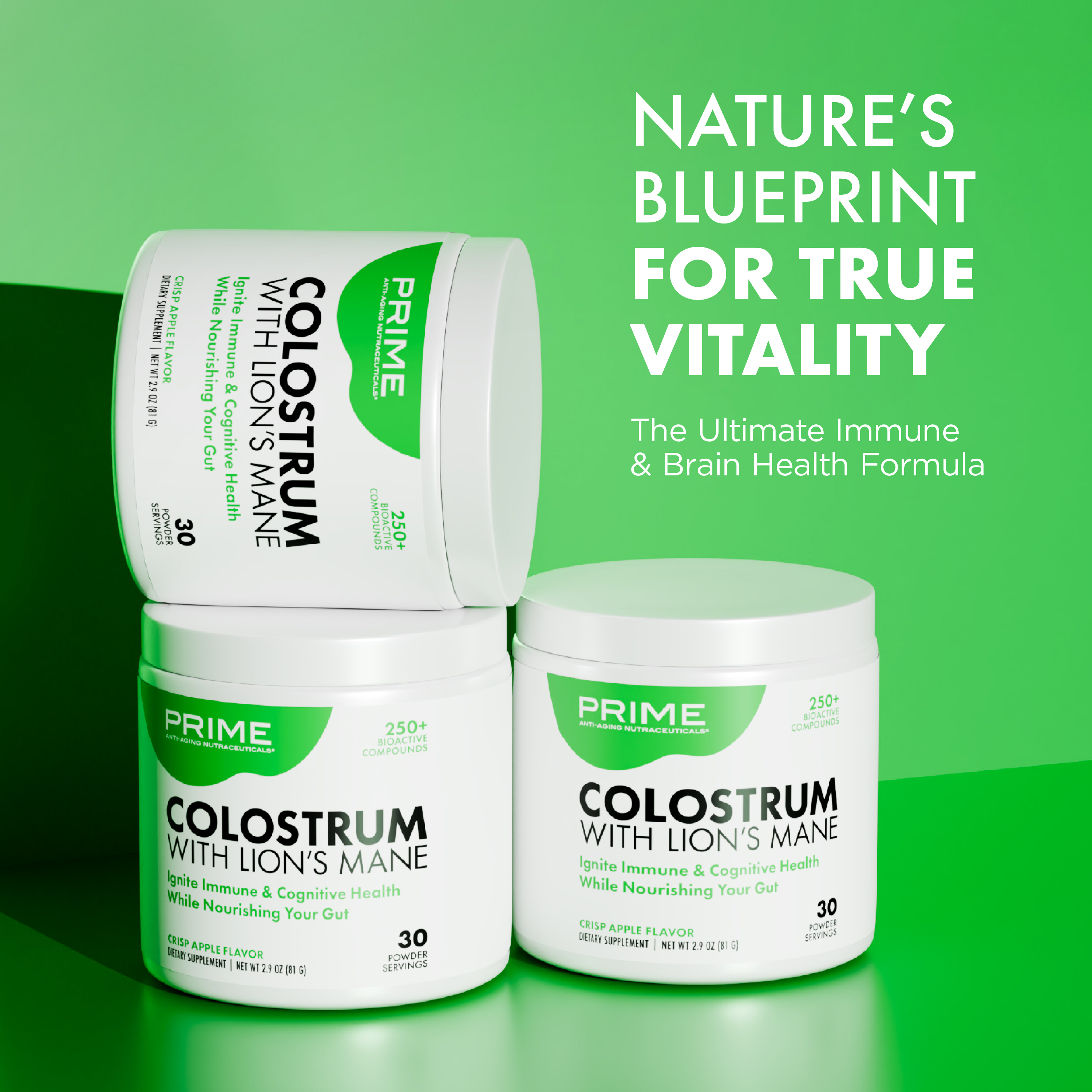 Prime™ Colostrum with Lion's Mane