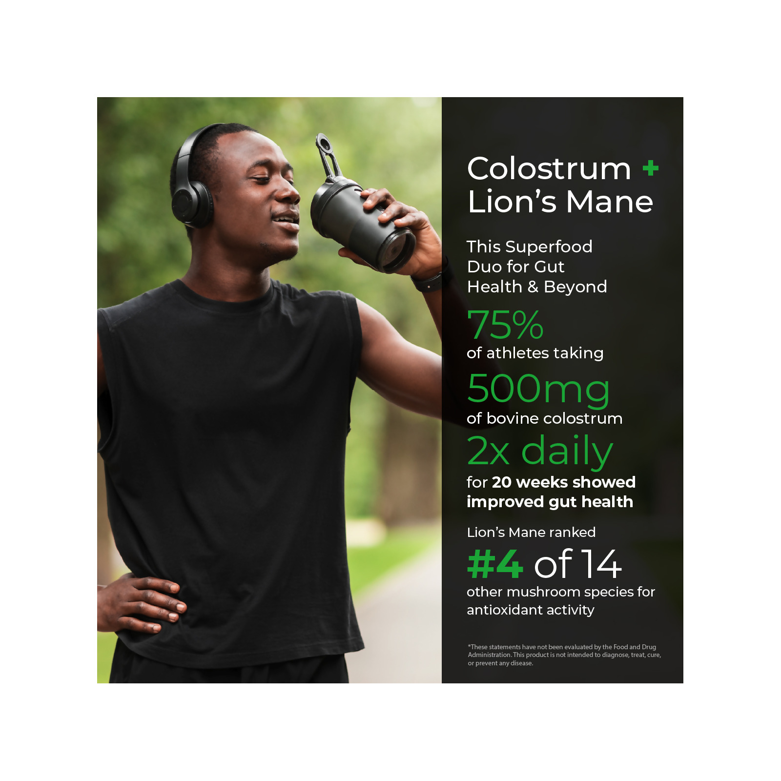 nutraMetrix® Prime Colostrum with Lion’s Mane