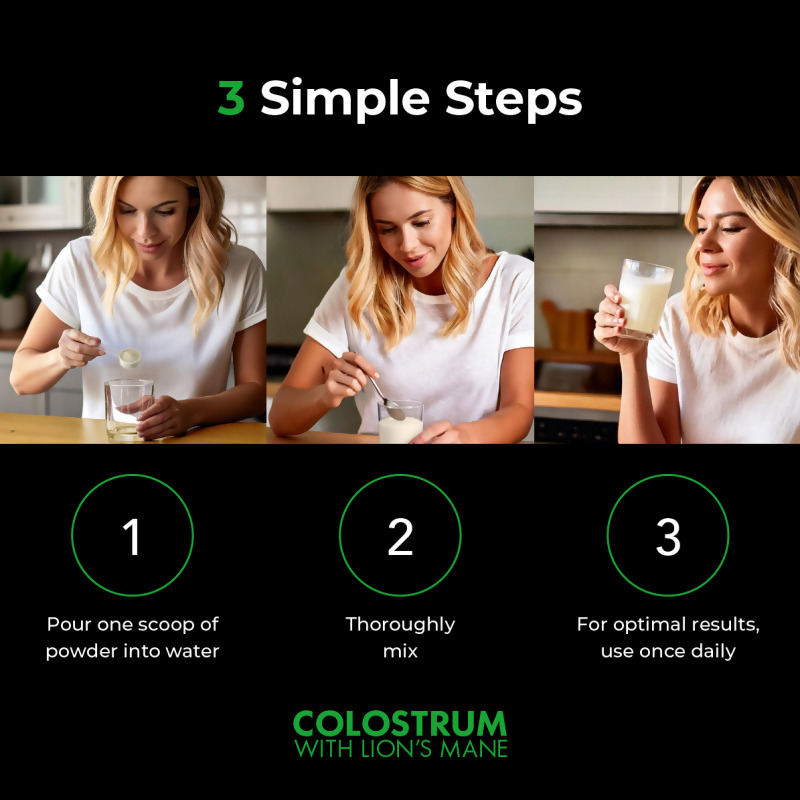 nutraMetrix&reg; Prime Colostrum with Lion’s Mane