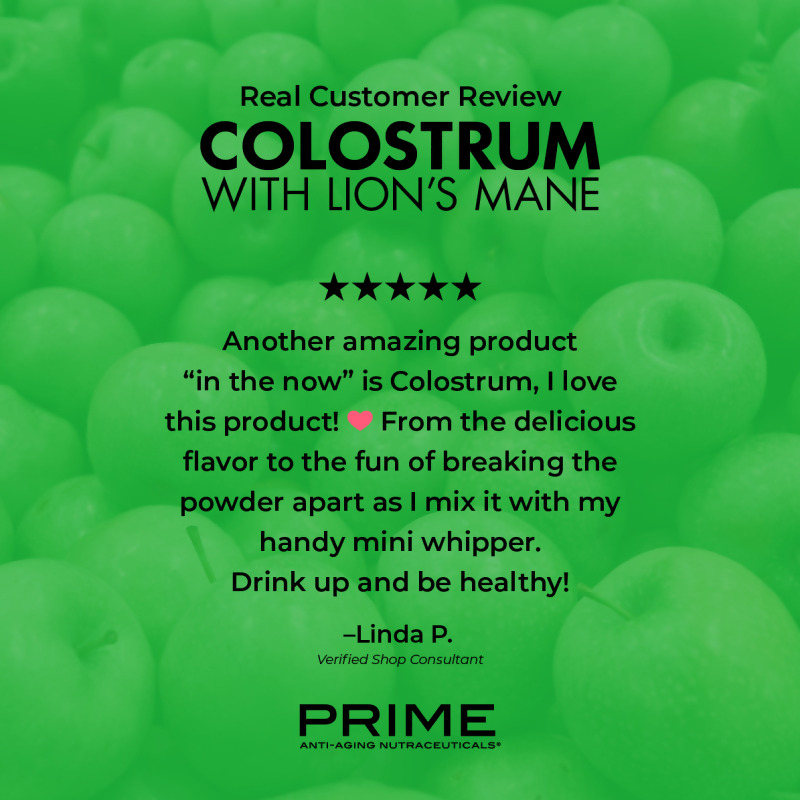 nutraMetrix&reg; Prime Colostrum with Lion’s Mane