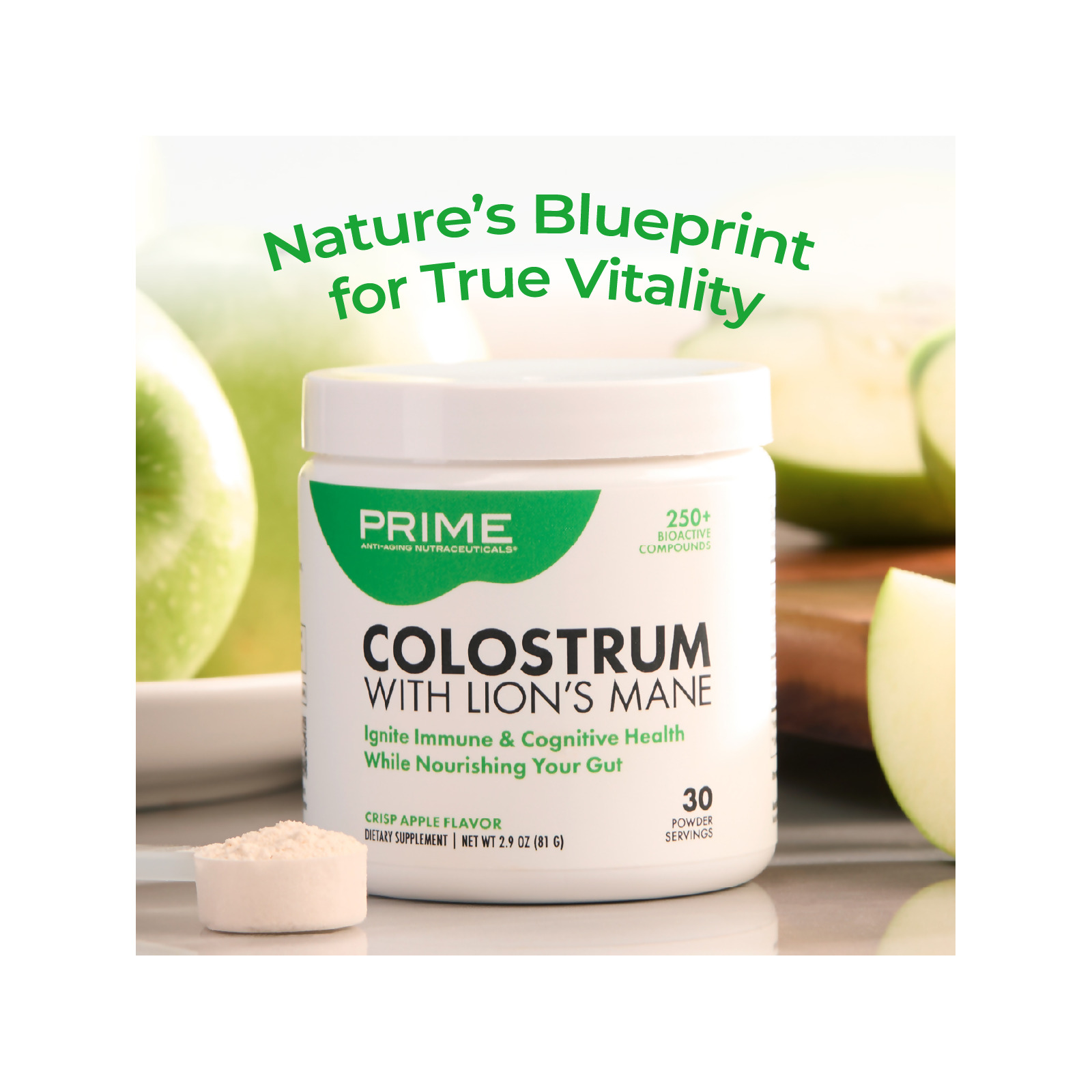 nutraMetrix® Prime Colostrum with Lion’s Mane