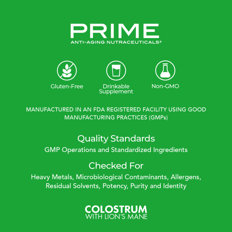 nutraMetrix&reg; Prime Colostrum with Lion’s Mane