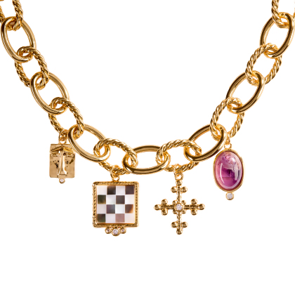 IVY – Chunky Charm Necklace