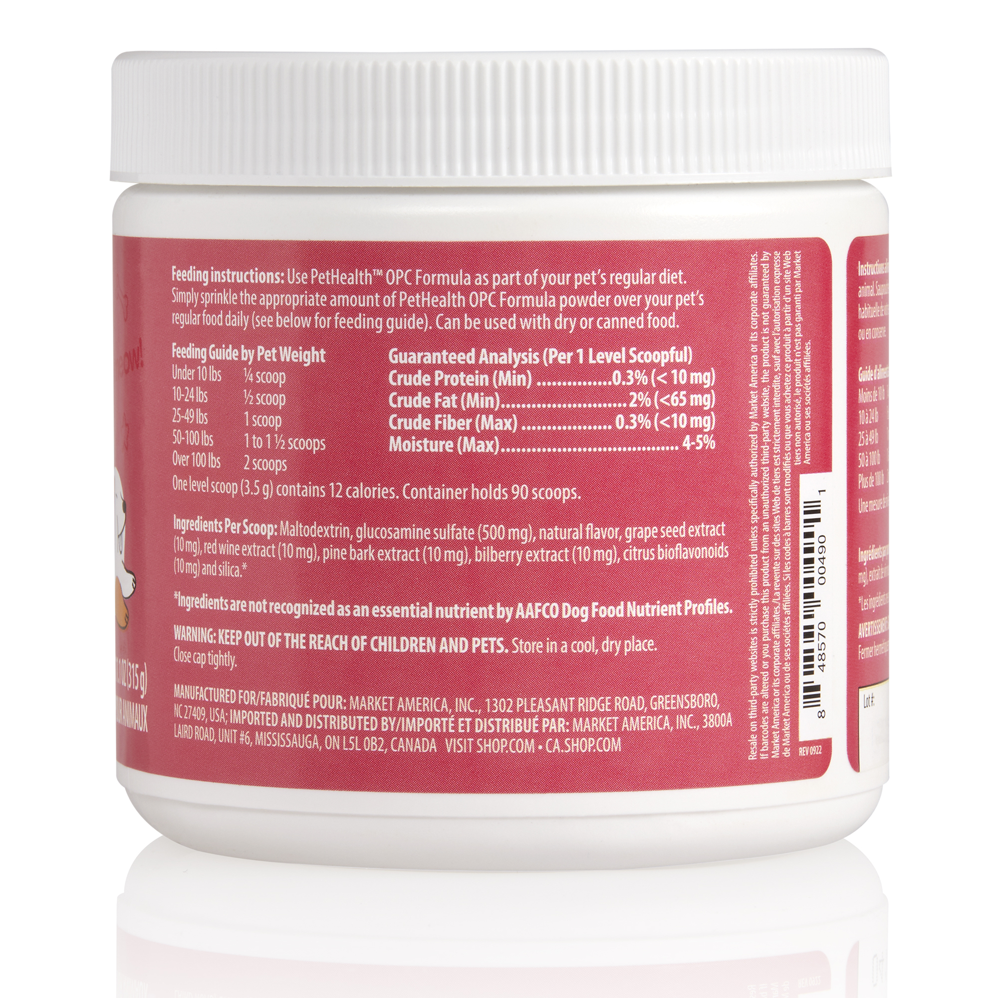 nutraMetrix® Pet Health OPC Formula for Cats & Dogs with Glucosamine