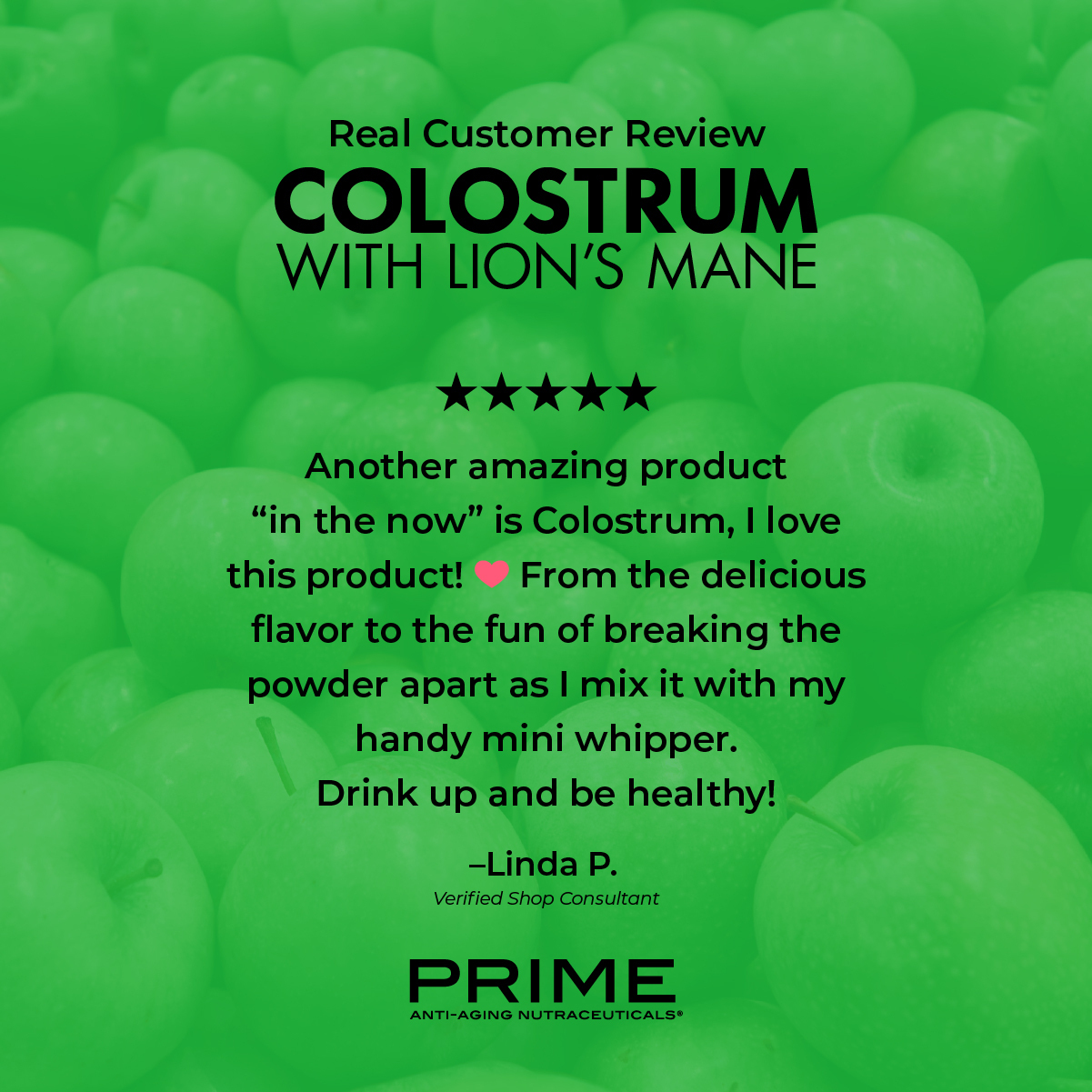 Prime™ Colostrum with Lion's Mane