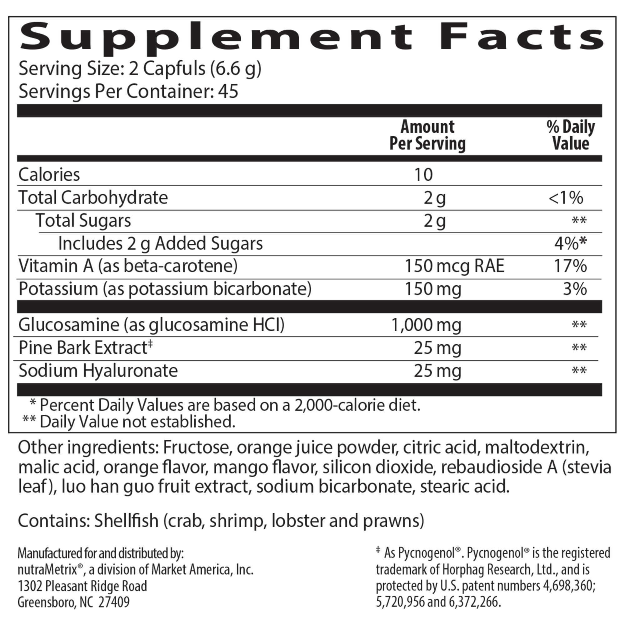 nutraMetrix Prime™ Joint Support Formula by Isotonix®