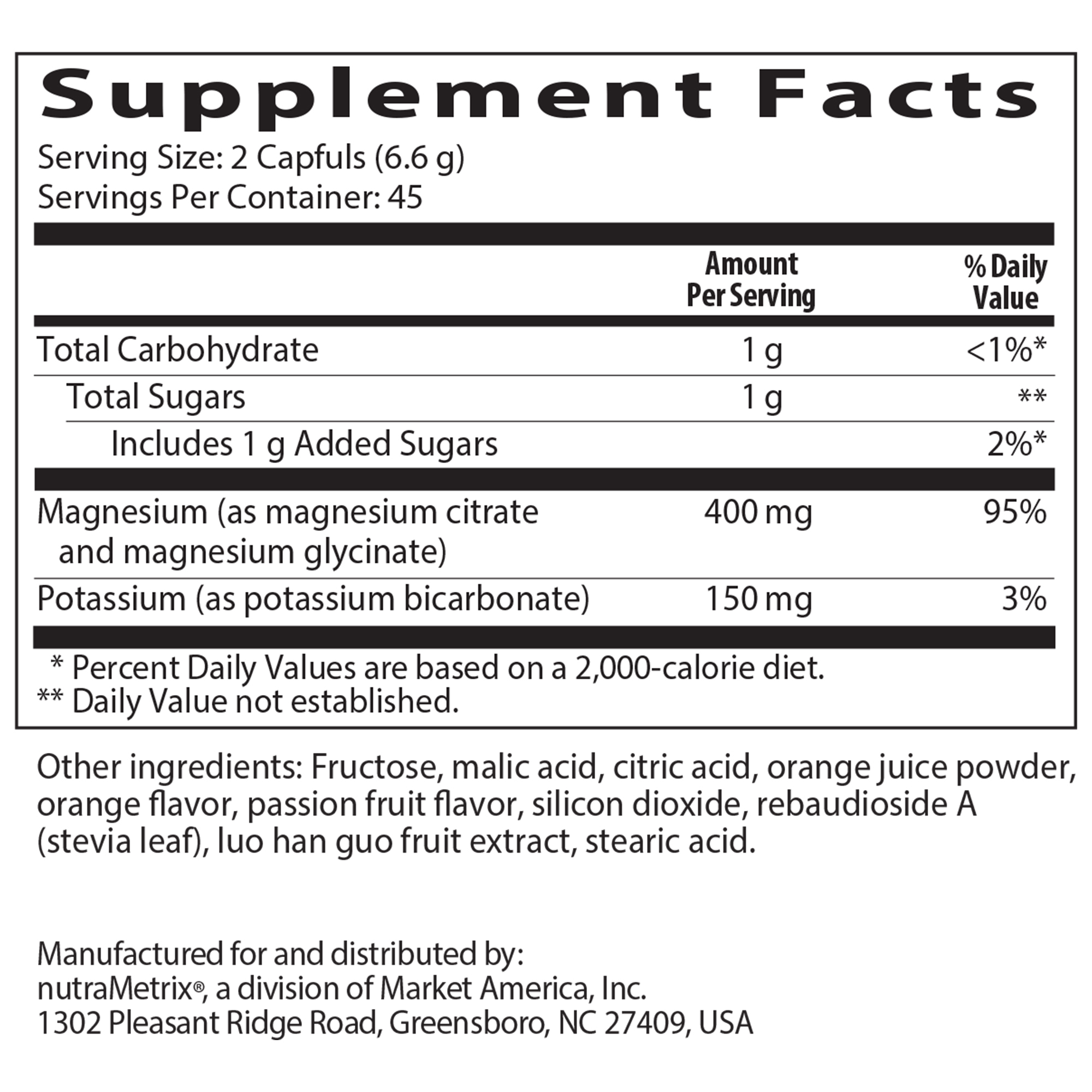 nutraMetrix Isotonix® Magnesium