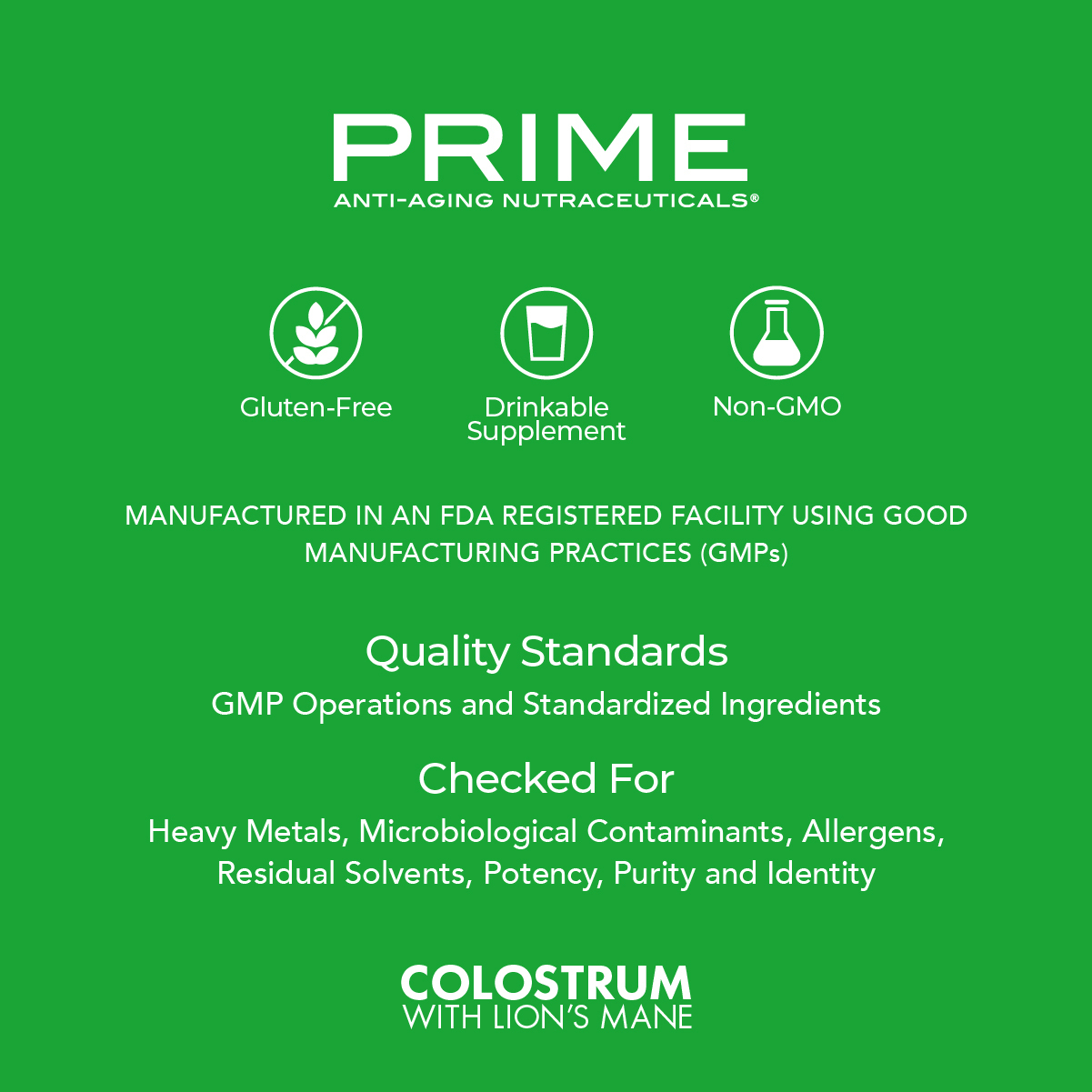 Prime™ Colostrum with Lion's Mane