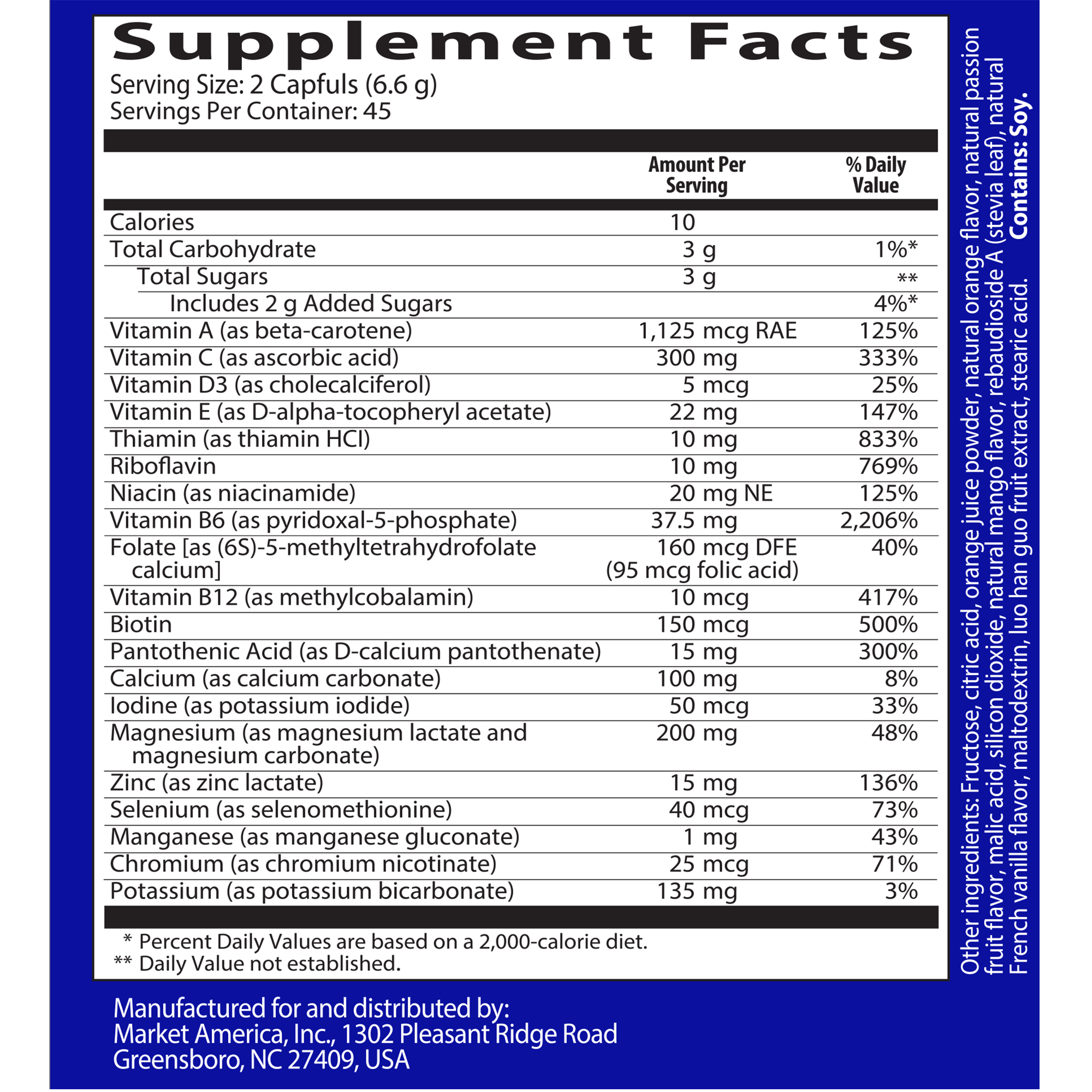 nutraMetrix Isotonix® Multivitamin Fifty Plus
