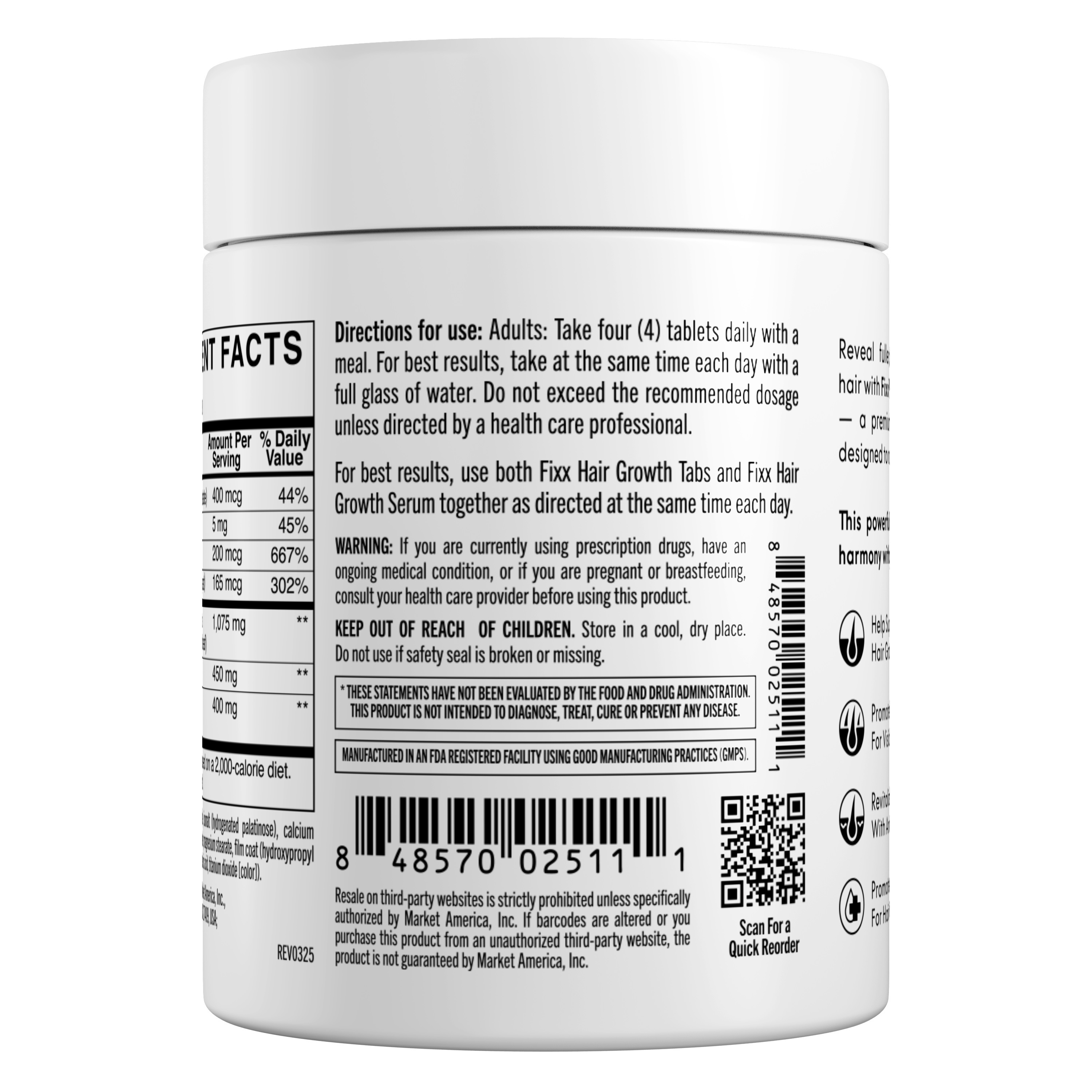 nutraMetrix® Fixx Hair Growth