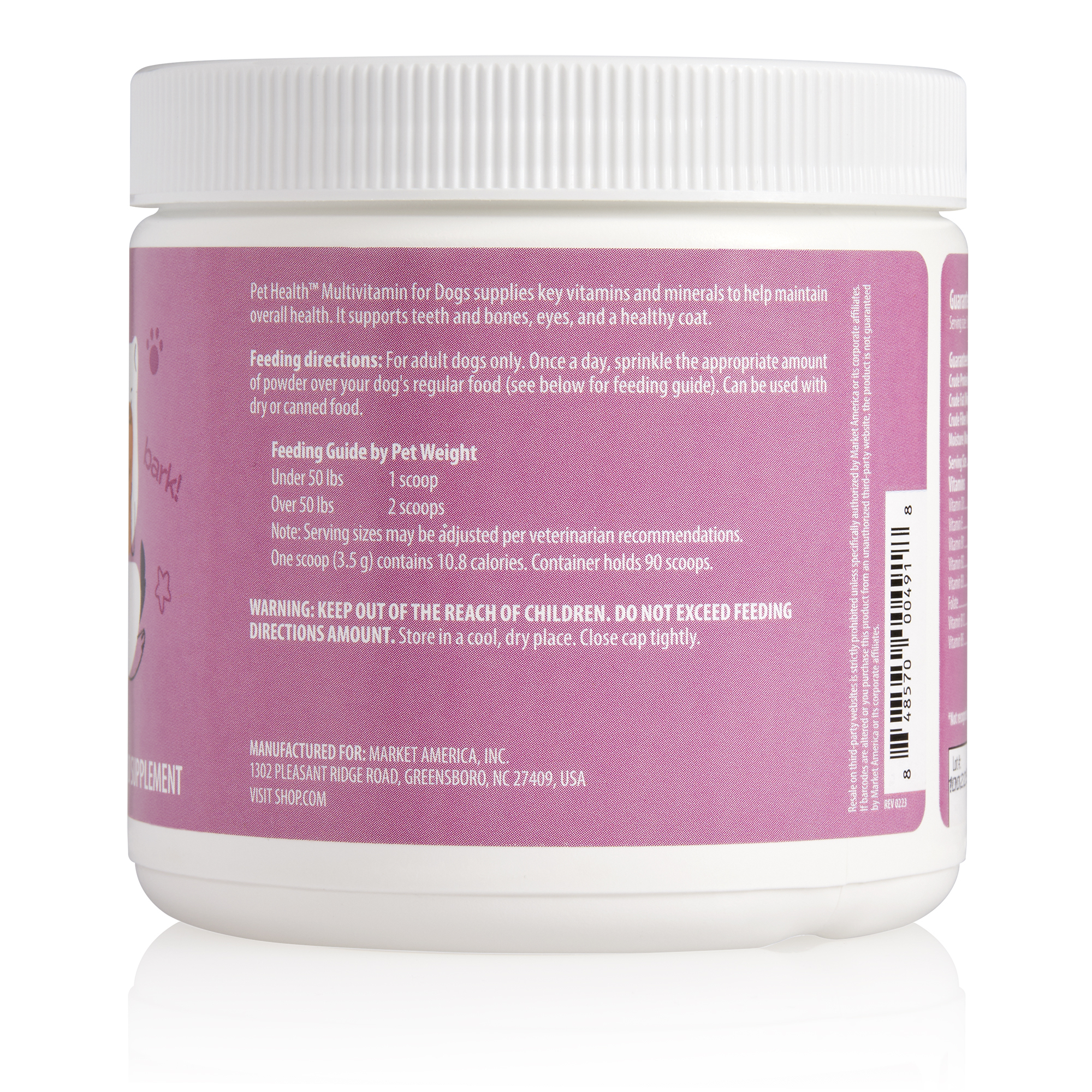 nutraMetrix Pet Health Multivitamin for Dogs