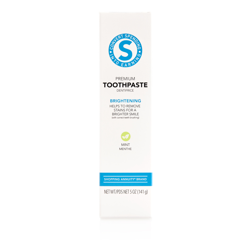 Shopping Annuity&reg; Brand Premium Toothpaste