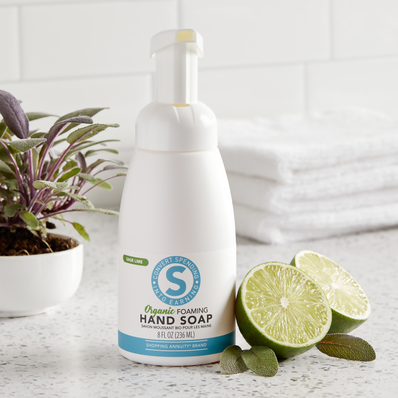 Shopping Annuity&reg; Brand Organic Foaming Hand Soap