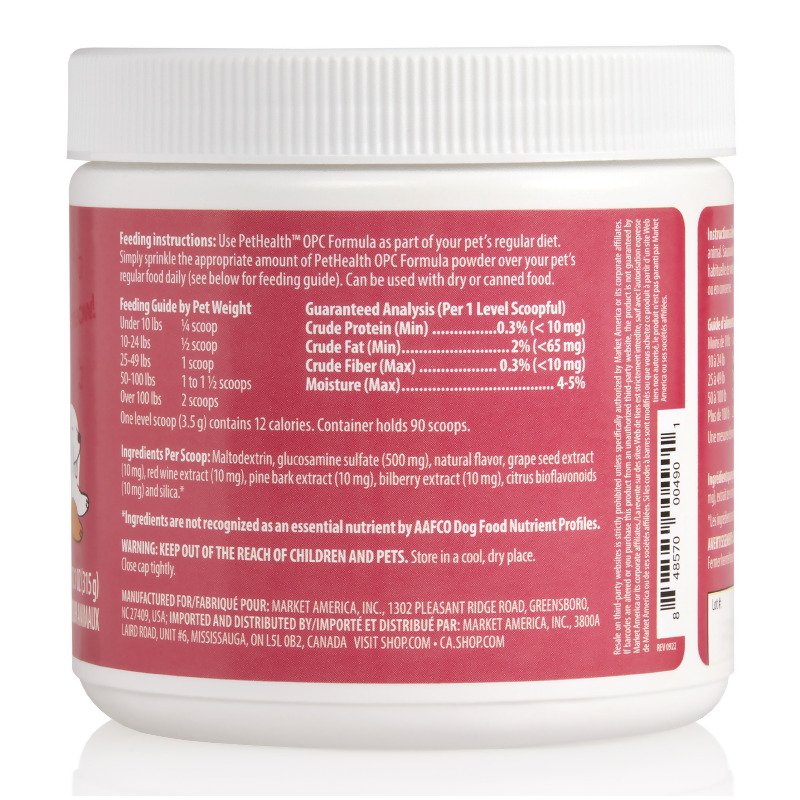 Pet Health OPC Formula for Cats & Dogs with Glucosamine