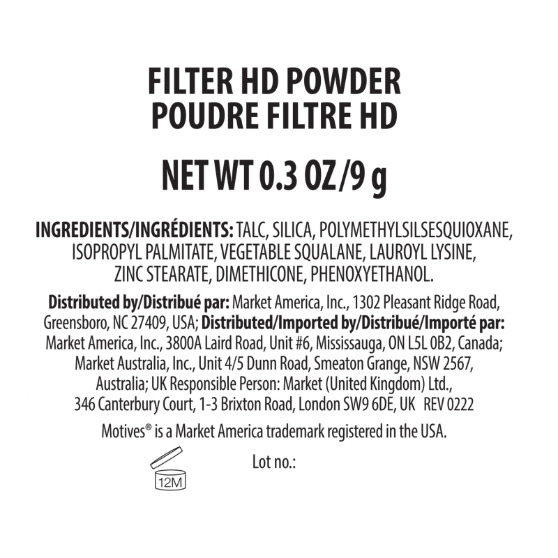Motives&reg; Filter HD Powder