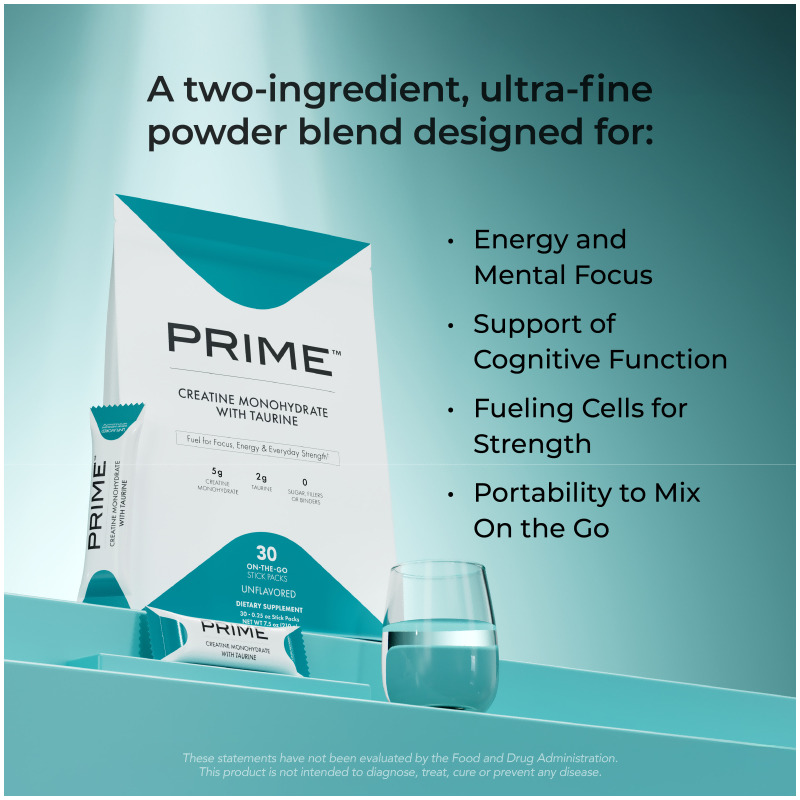 nutraMetrix&reg; Prime&trade; Creatine Monohydrate with Taurine