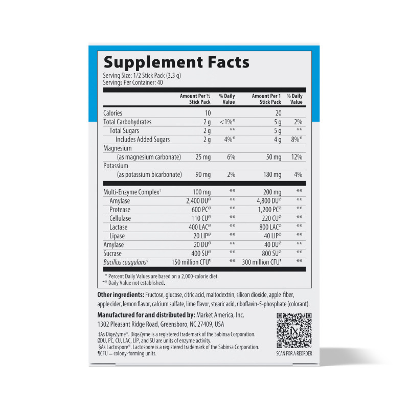 nutraMetrix Isotonix&reg; Digestive Enzymes with Probiotics