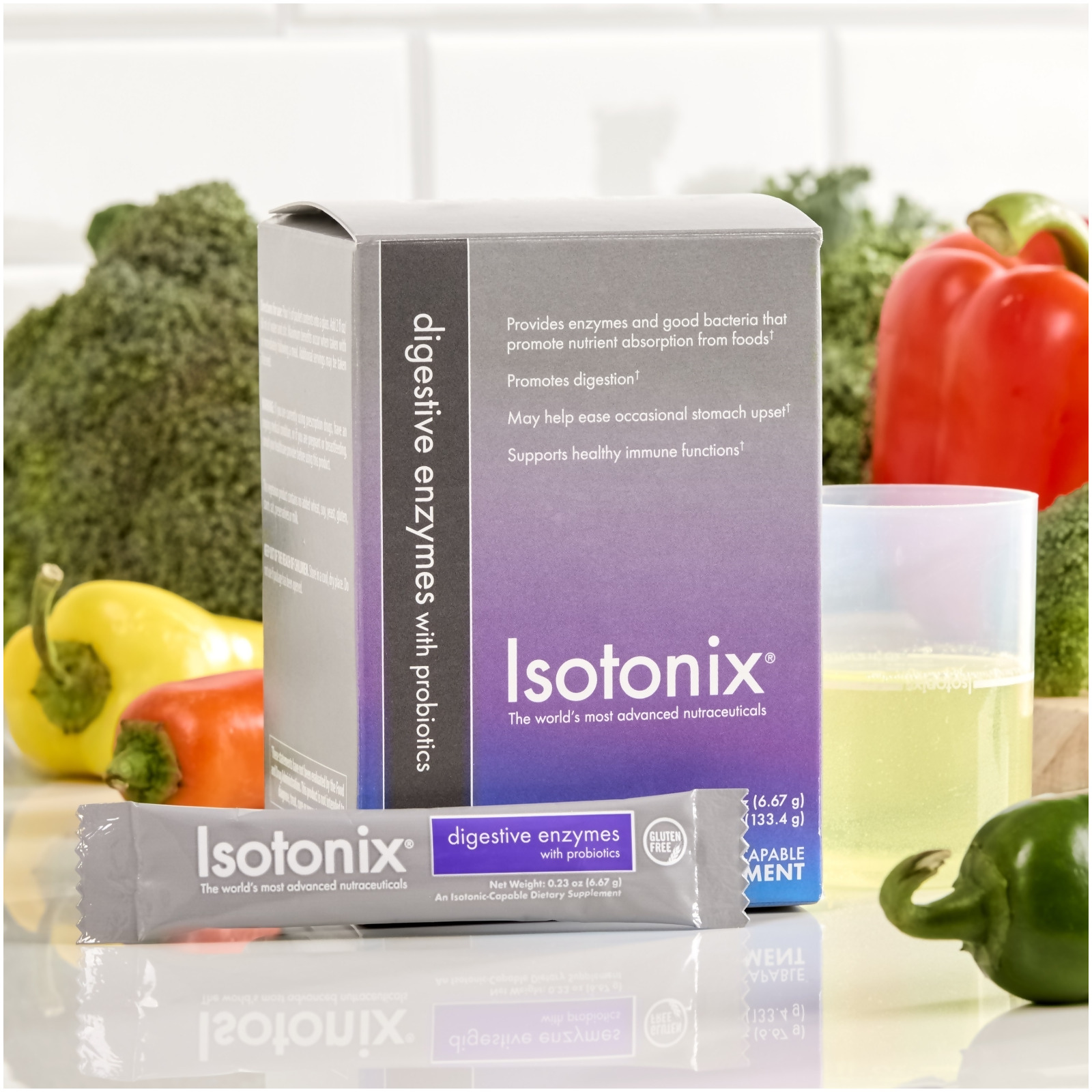nutraMetrix Isotonix® Digestive Enzymes with Probiotics