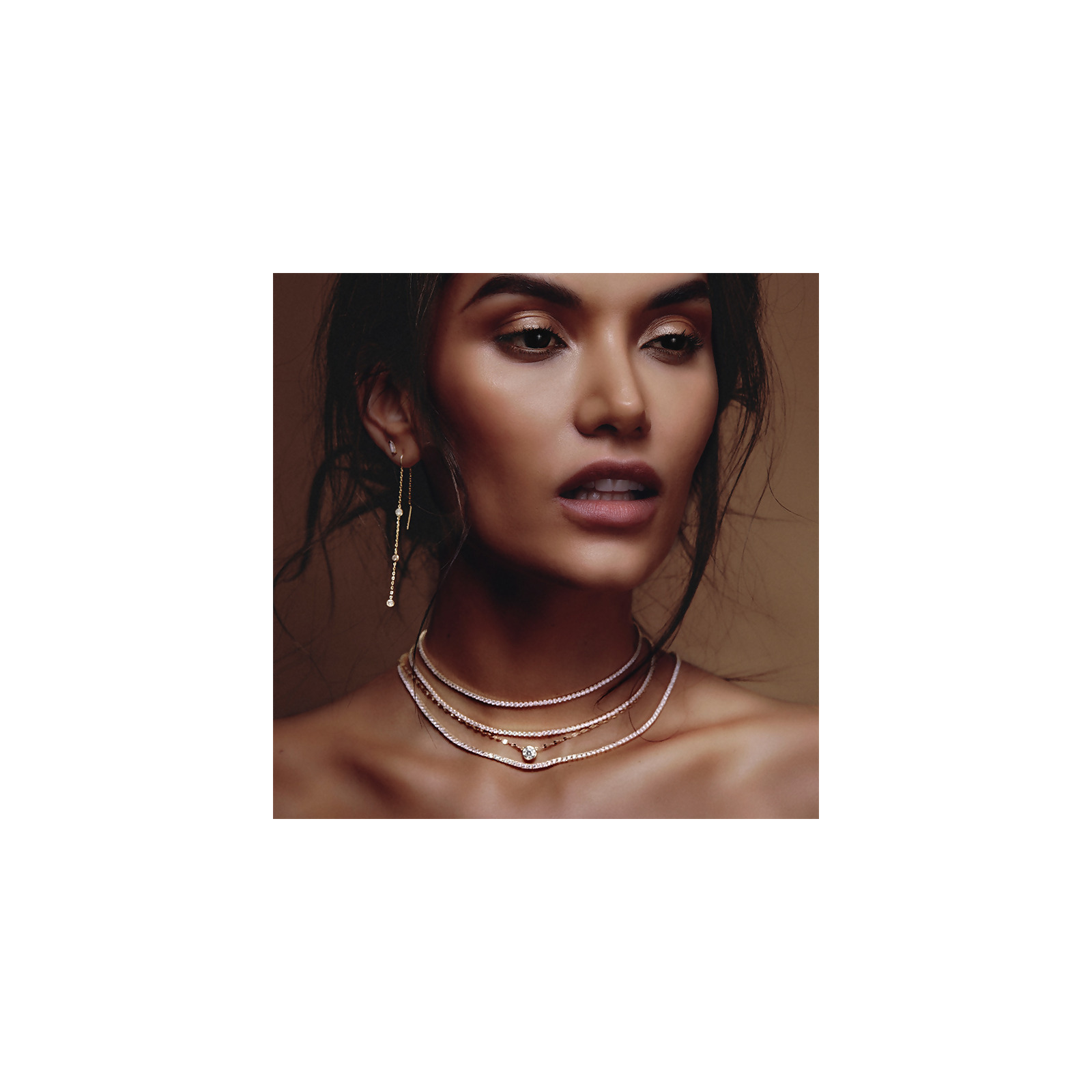 AYVA - Round Cut Tennis Choker