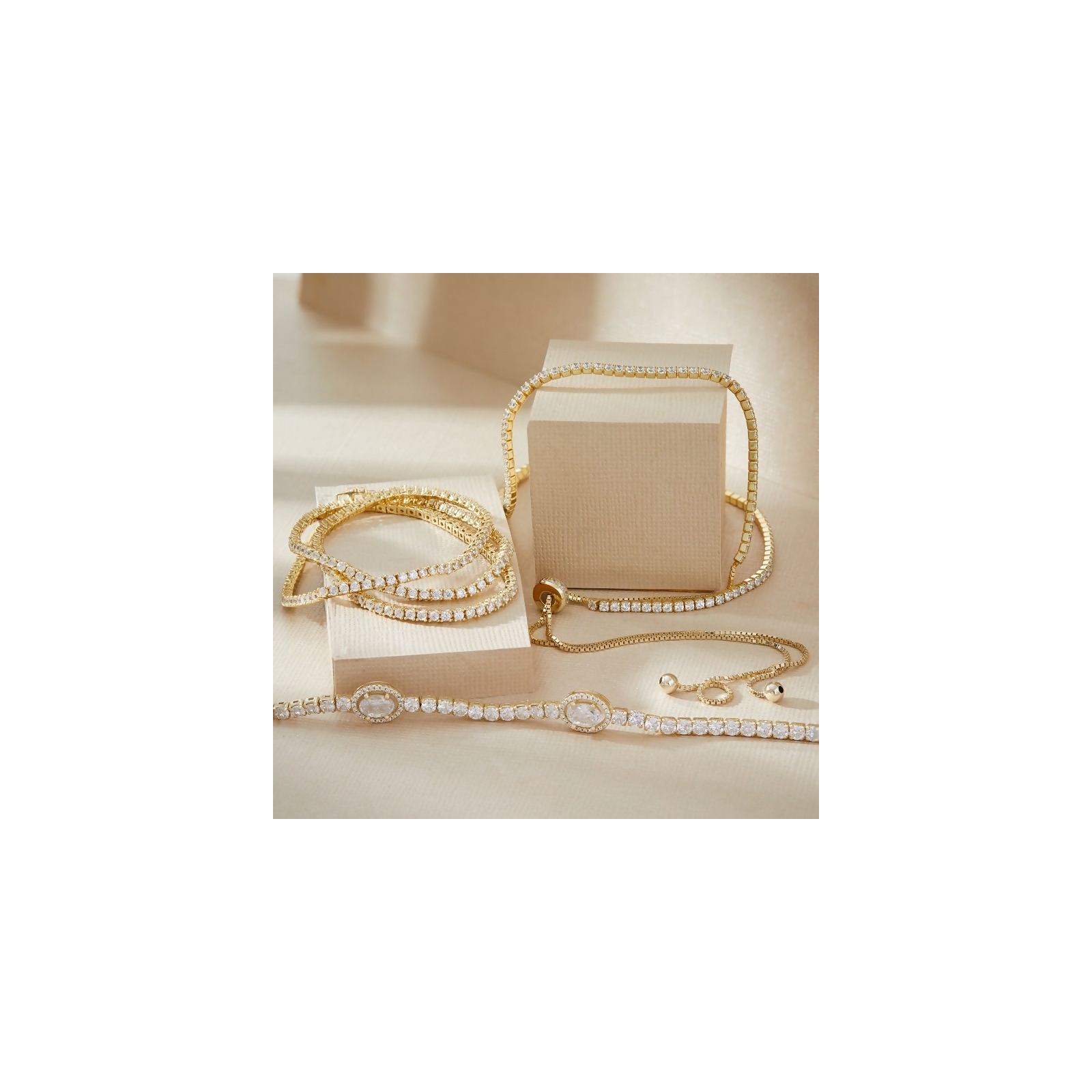AYVA - Round Cut Tennis Choker