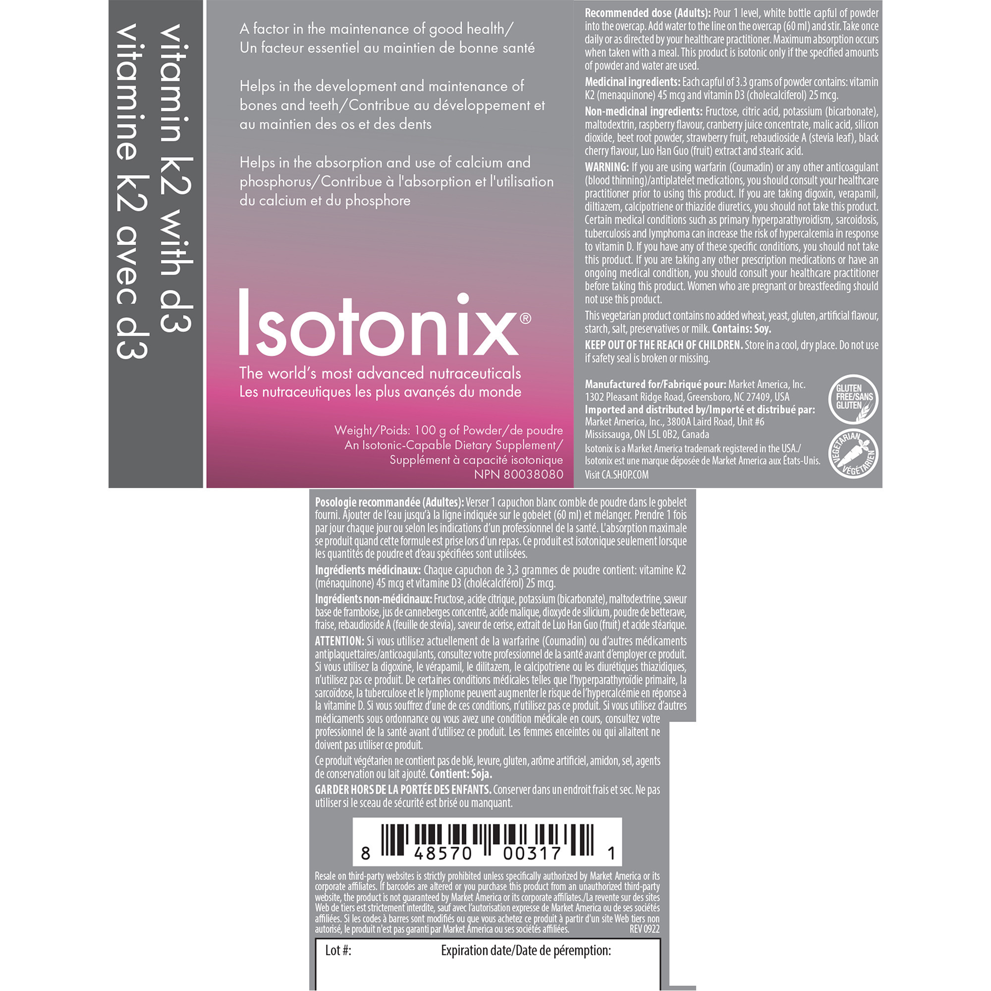 Isotonix® Bone & Joint Health Kit