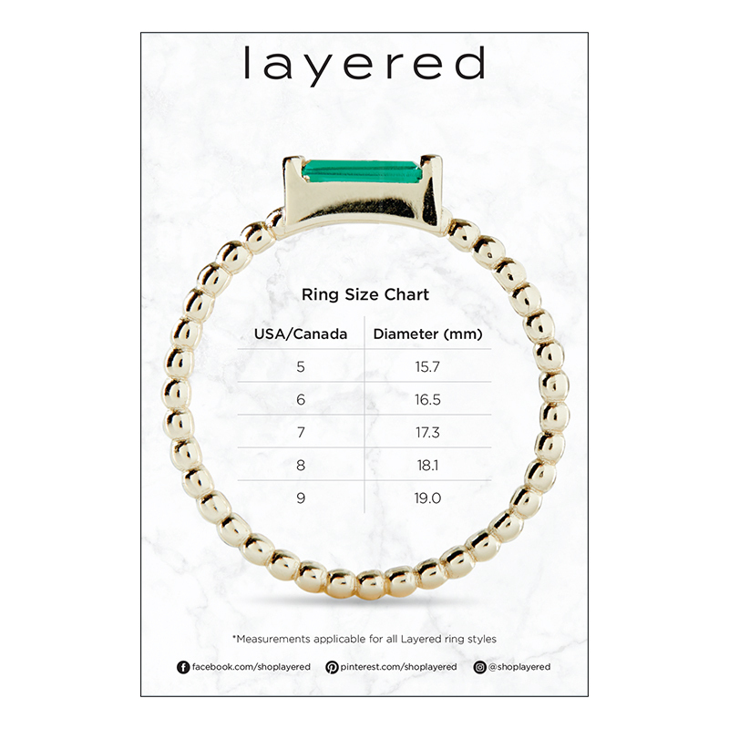 CHERI - V Shaped Bezel Set Ring