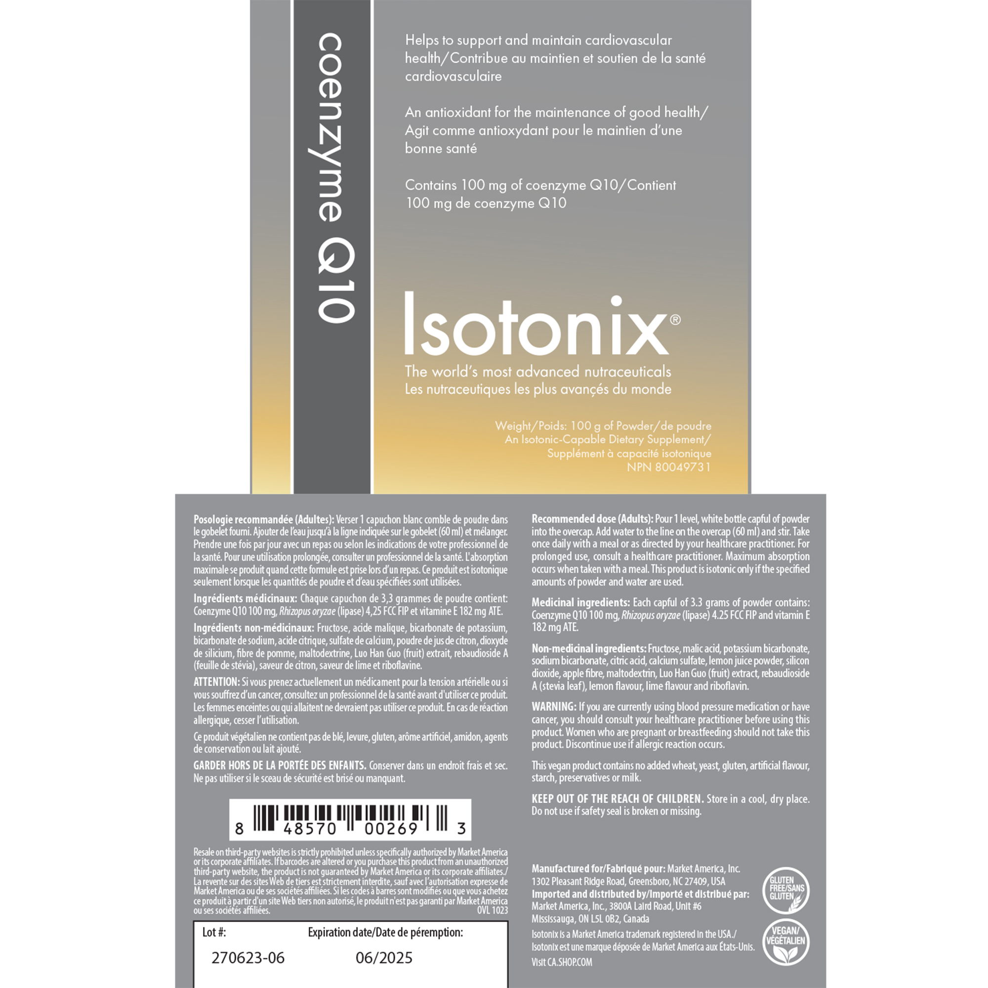 Isotonix Coenzyme Q10