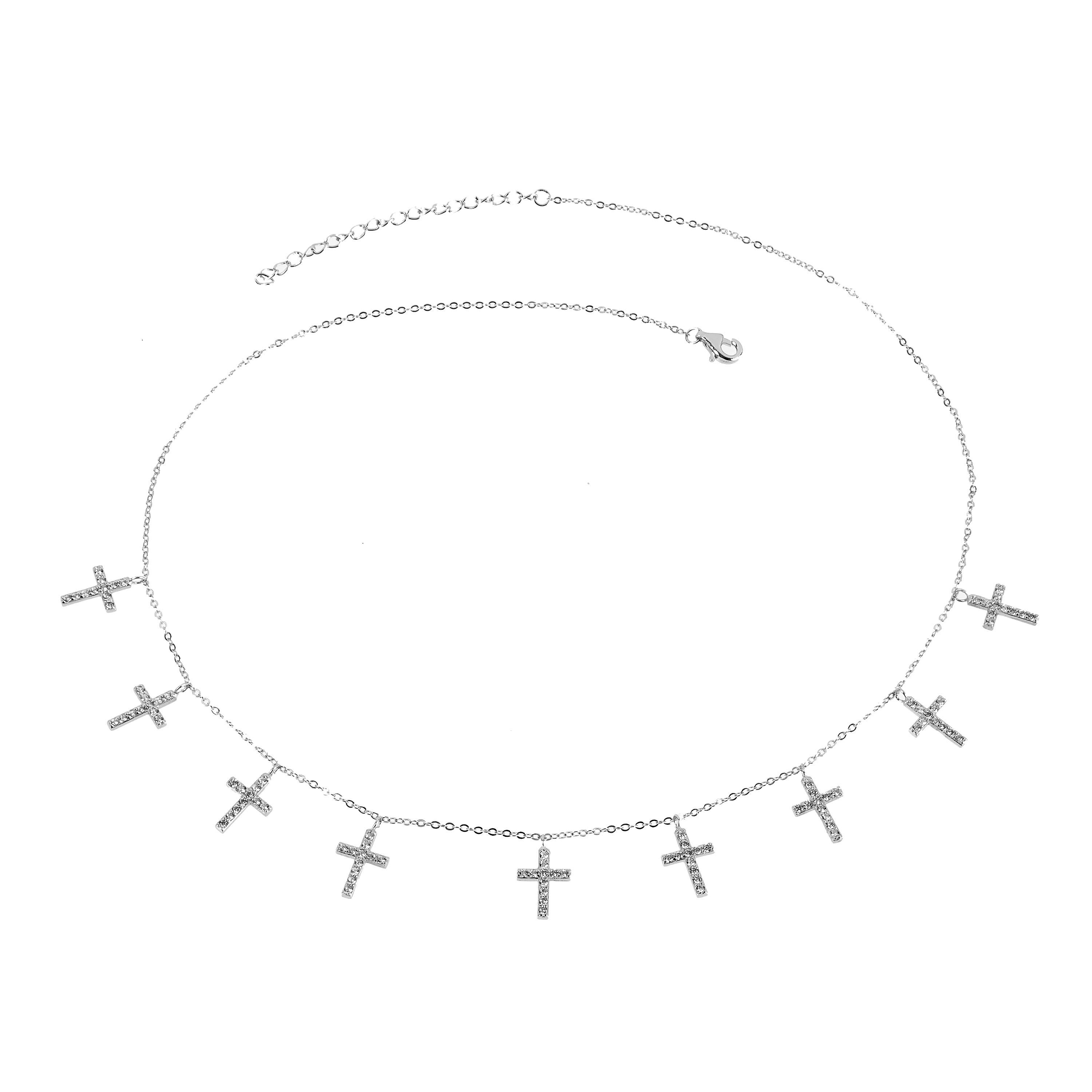 KOURTNEY – Nine Cross Necklace