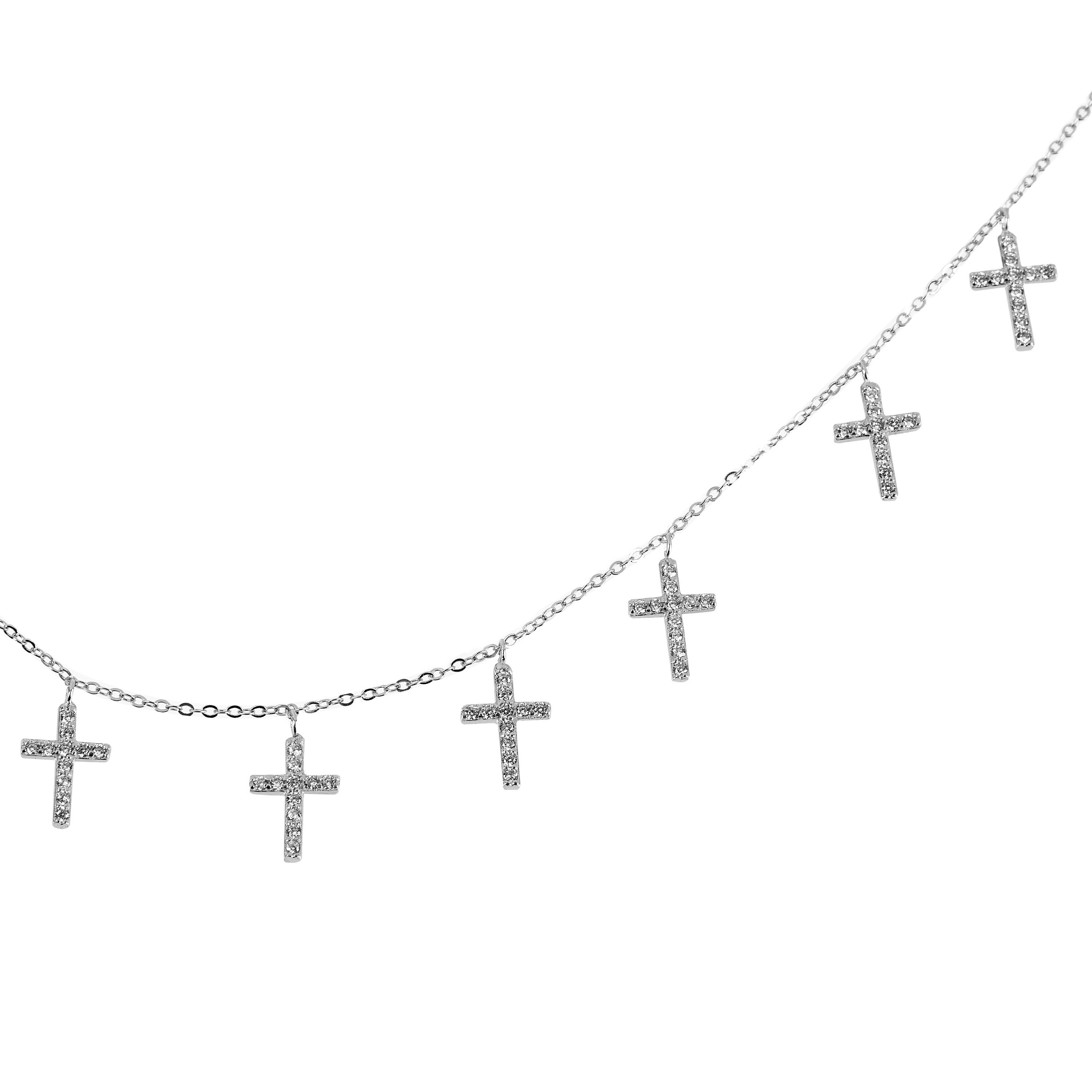 KOURTNEY – Nine Cross Necklace