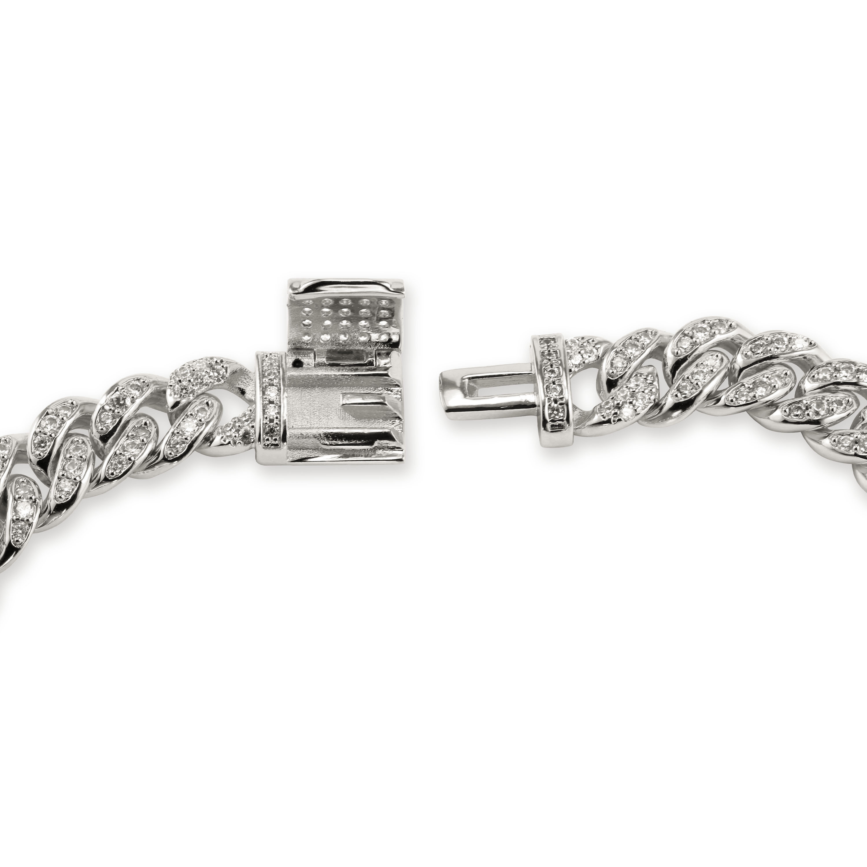SELENA – Pave Cuban Link Bracelet