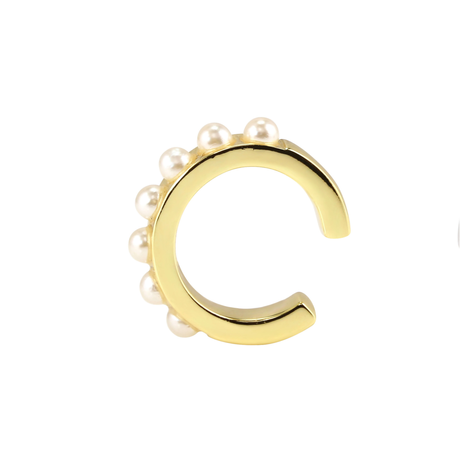 AVIVA – Glass Pearl Ear Cuff