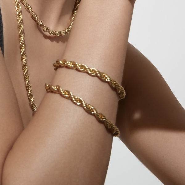 LEON – Extended 6 mm Rope Chain Bracelet